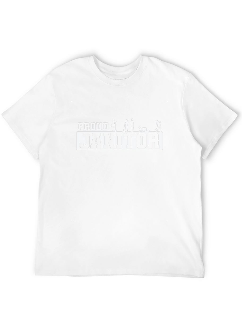 Proud Janitor Black T-Shirt