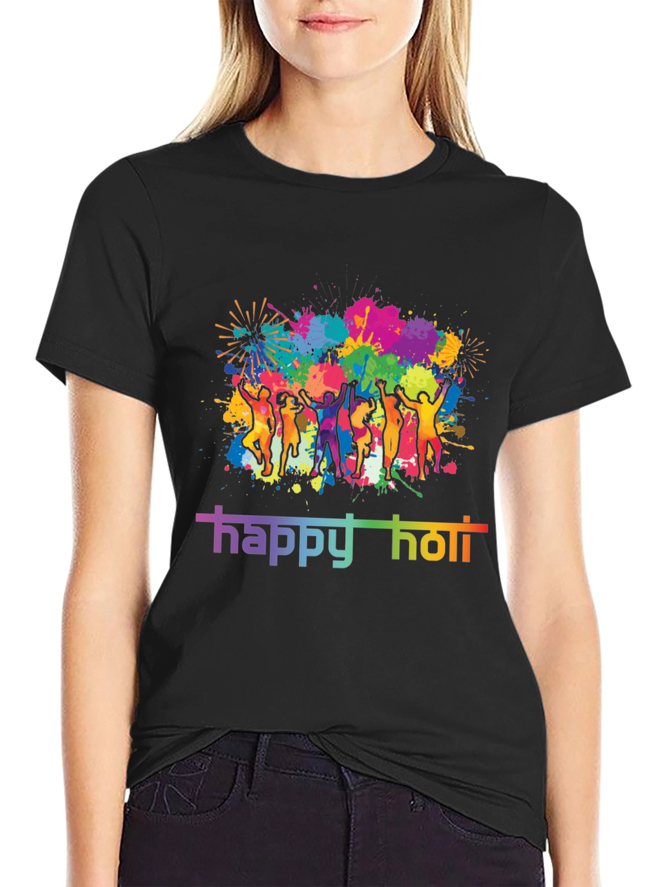 Happy Holi Festival T-Shirt - Colorful Celebration Tee
