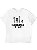 Retirement Plan Guitar T-Shirt - Musicians Humor Tee