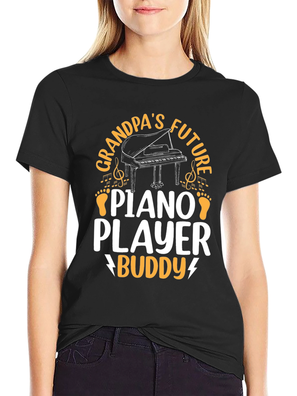Grandpas Future Piano Player Buddy T-Shirt