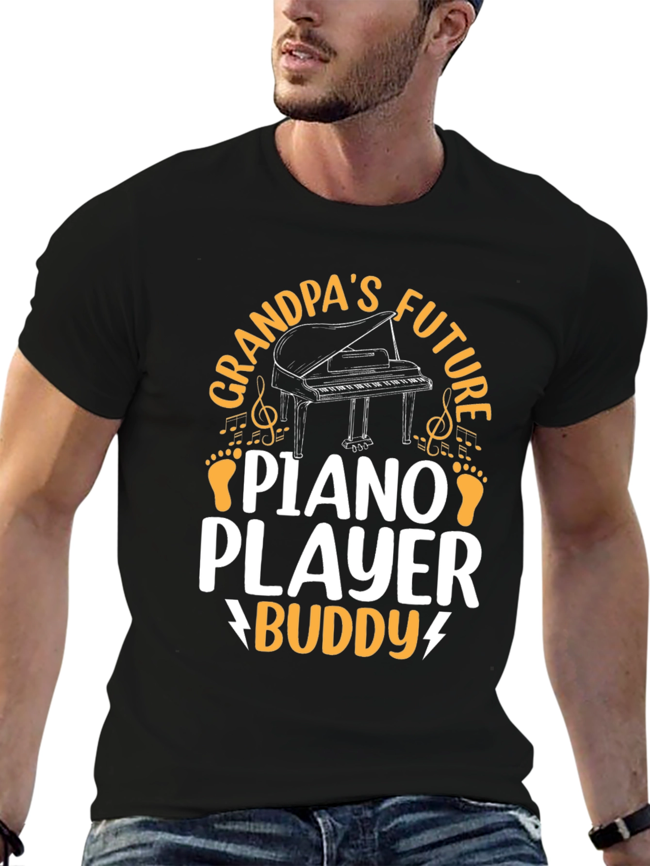 Grandpas Future Piano Player Buddy T-Shirt