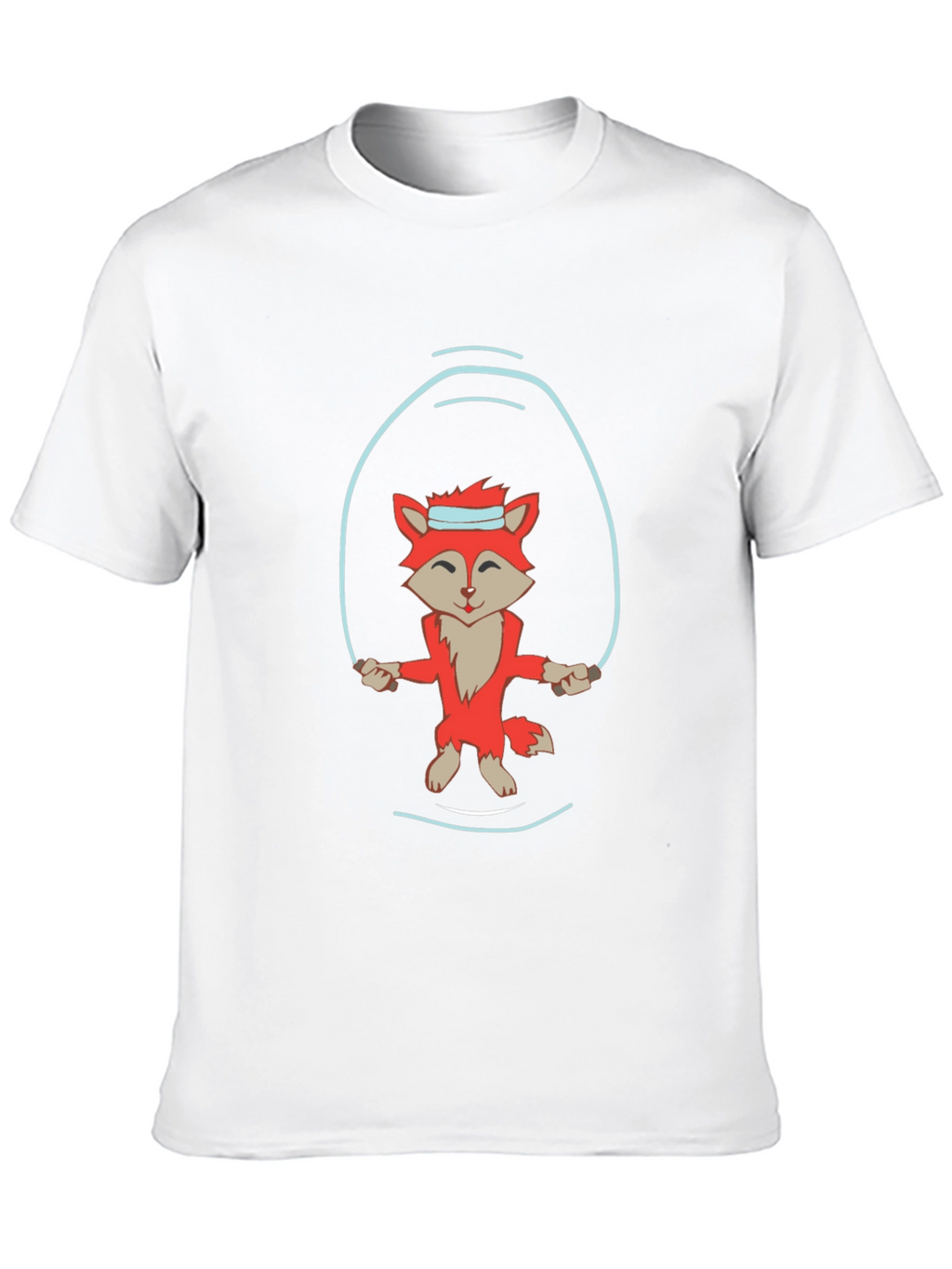 Fox Jumping Rope Graphic Tee