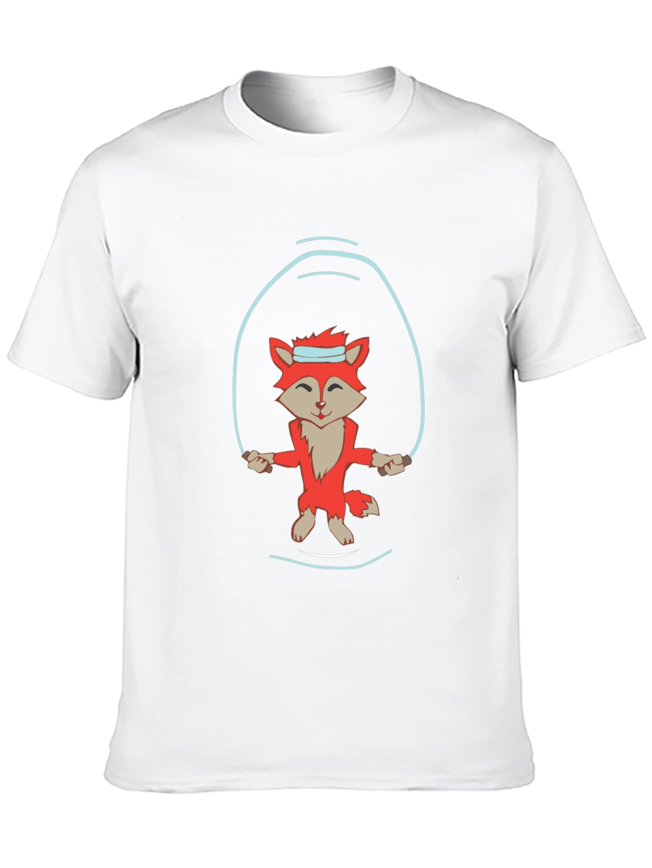Fox Jumping Rope Graphic Tee