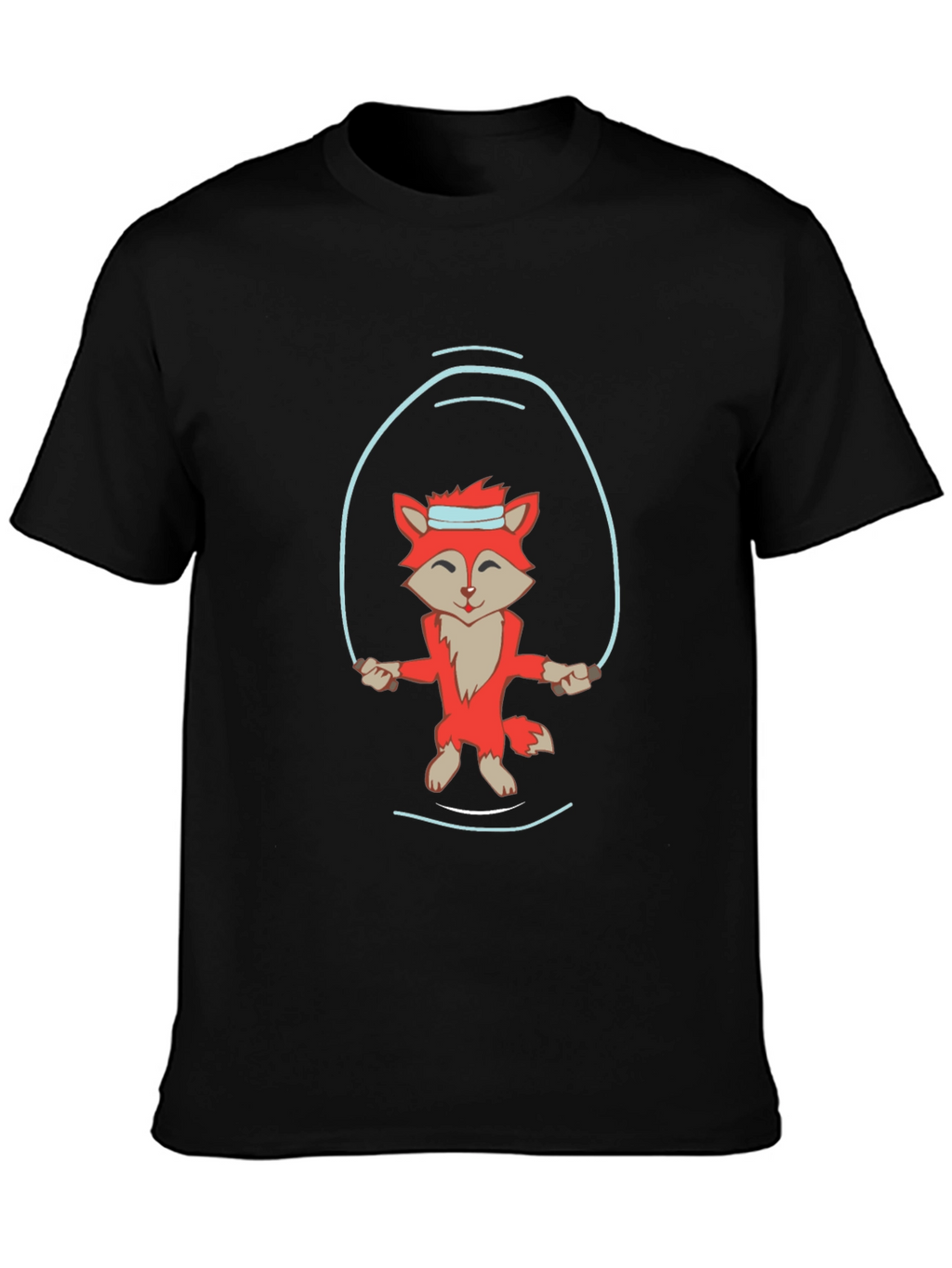 Fox Jumping Rope Graphic Tee