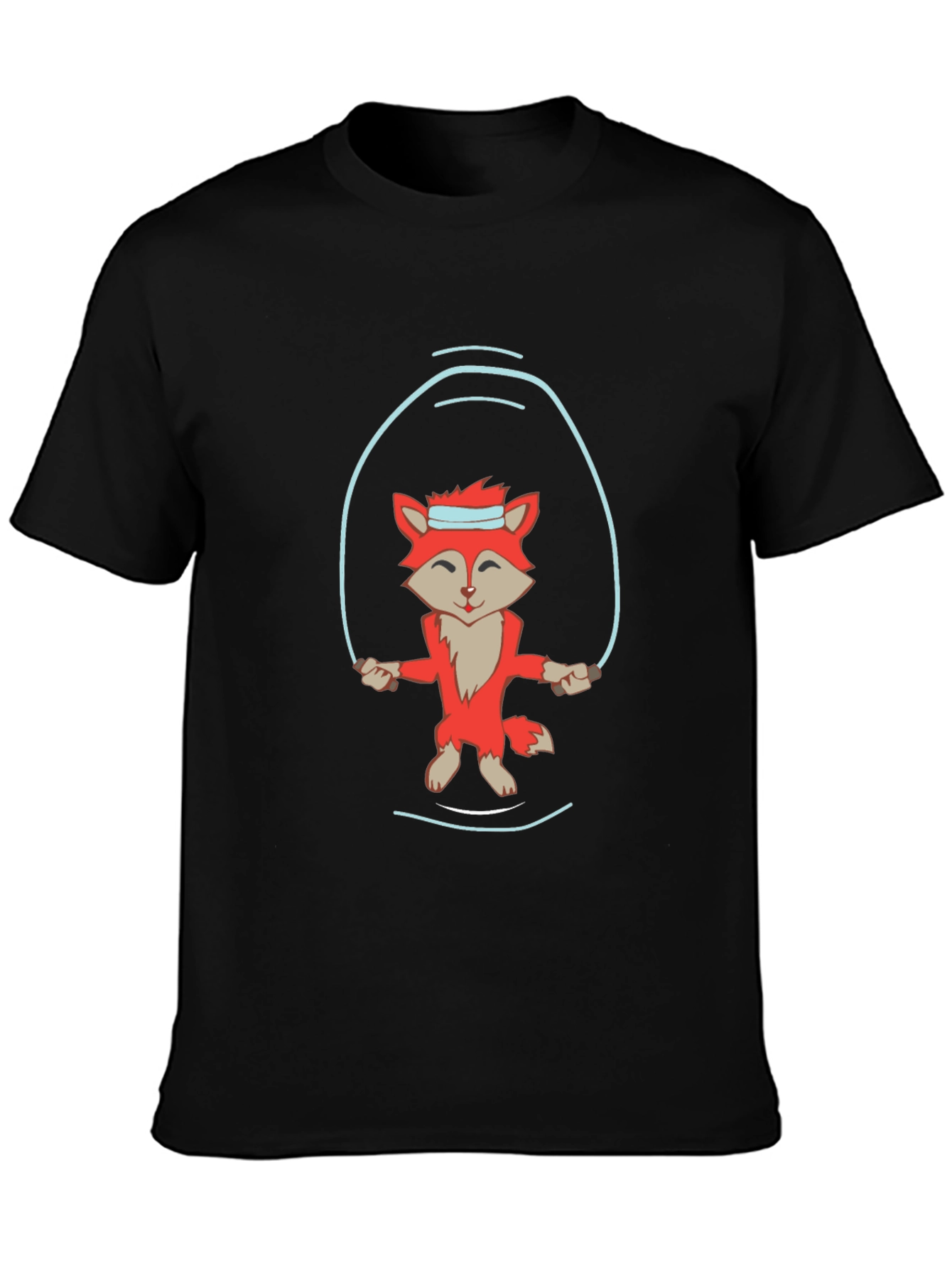 Fox Jumping Rope Graphic Tee