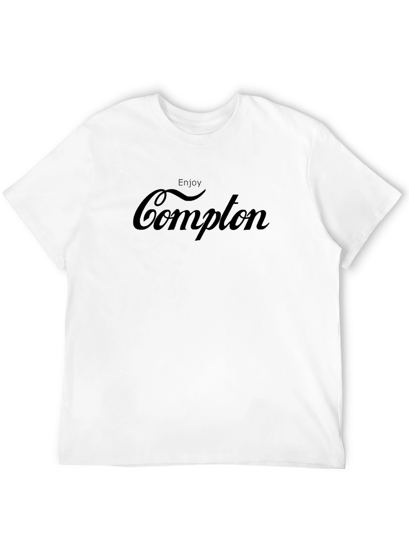 Enjoy Compton Black Graphic T-Shirt