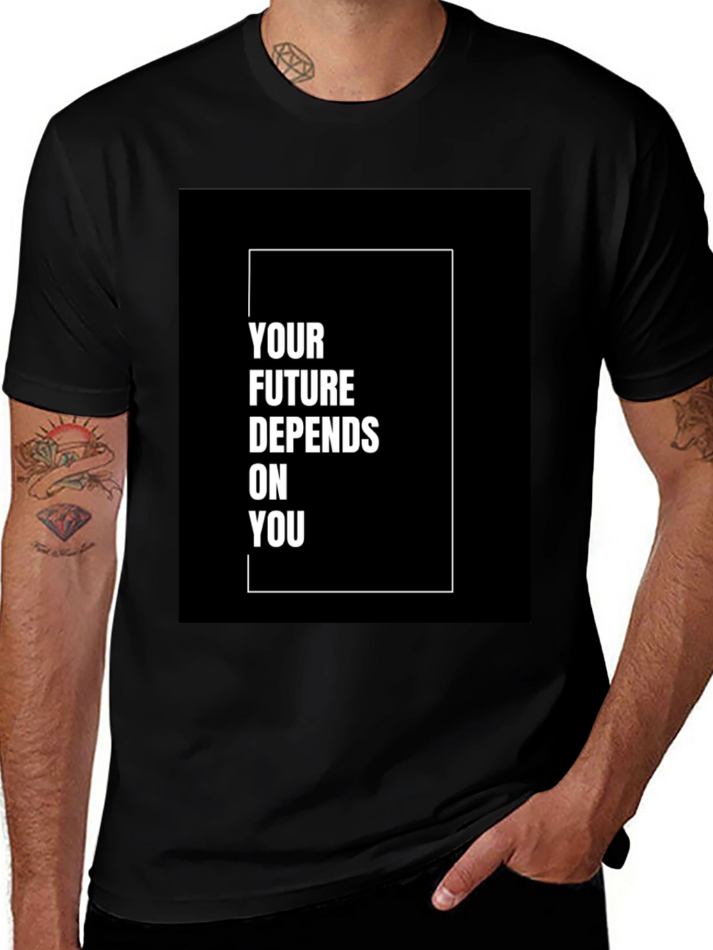 Motivational T-Shirt - Your Future Depends On You