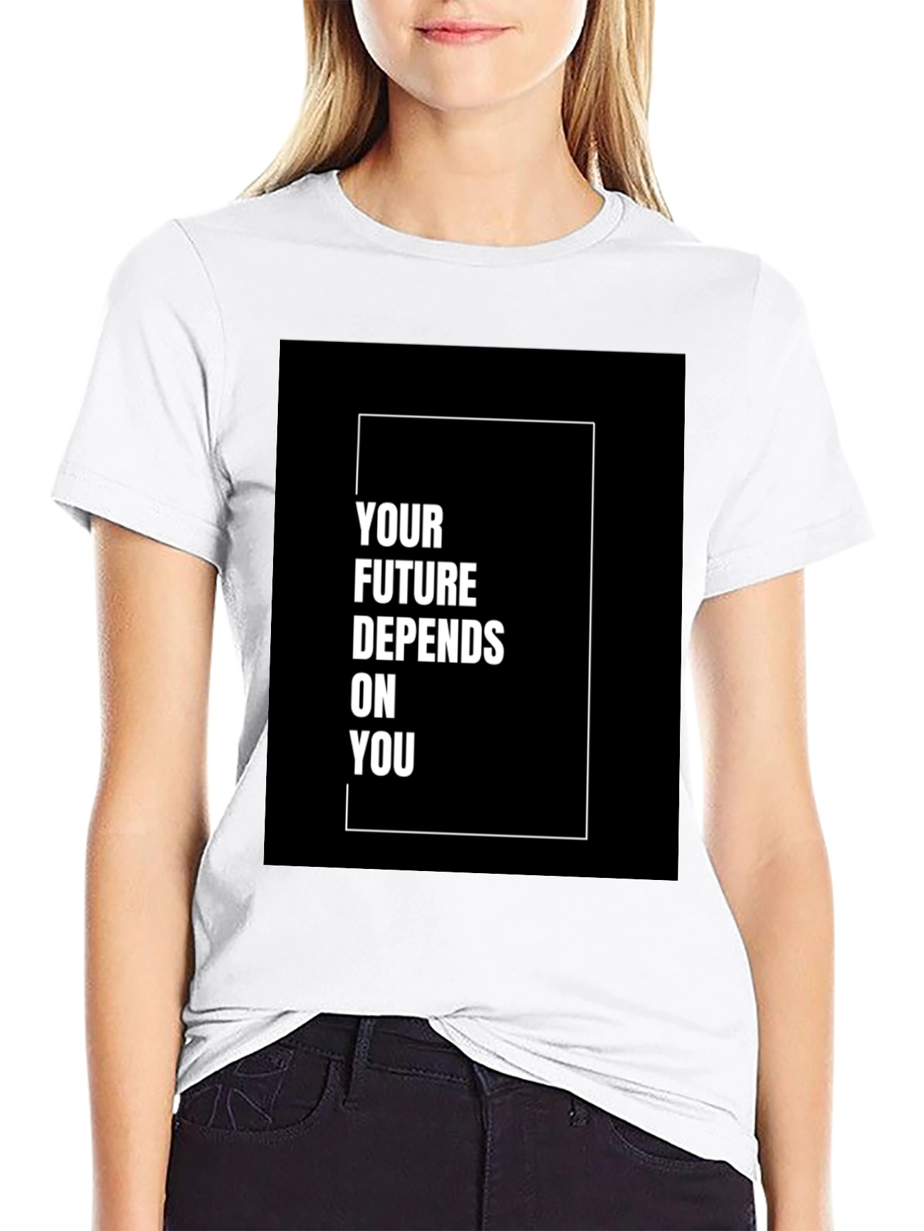 Motivational T-Shirt - Your Future Depends On You