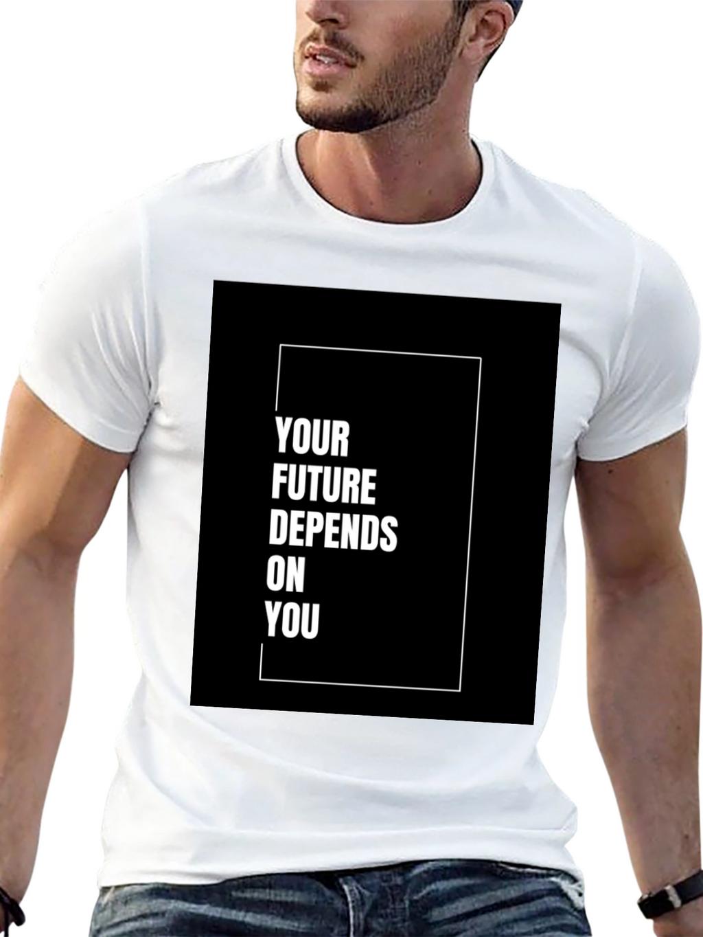 Motivational T-Shirt - Your Future Depends On You