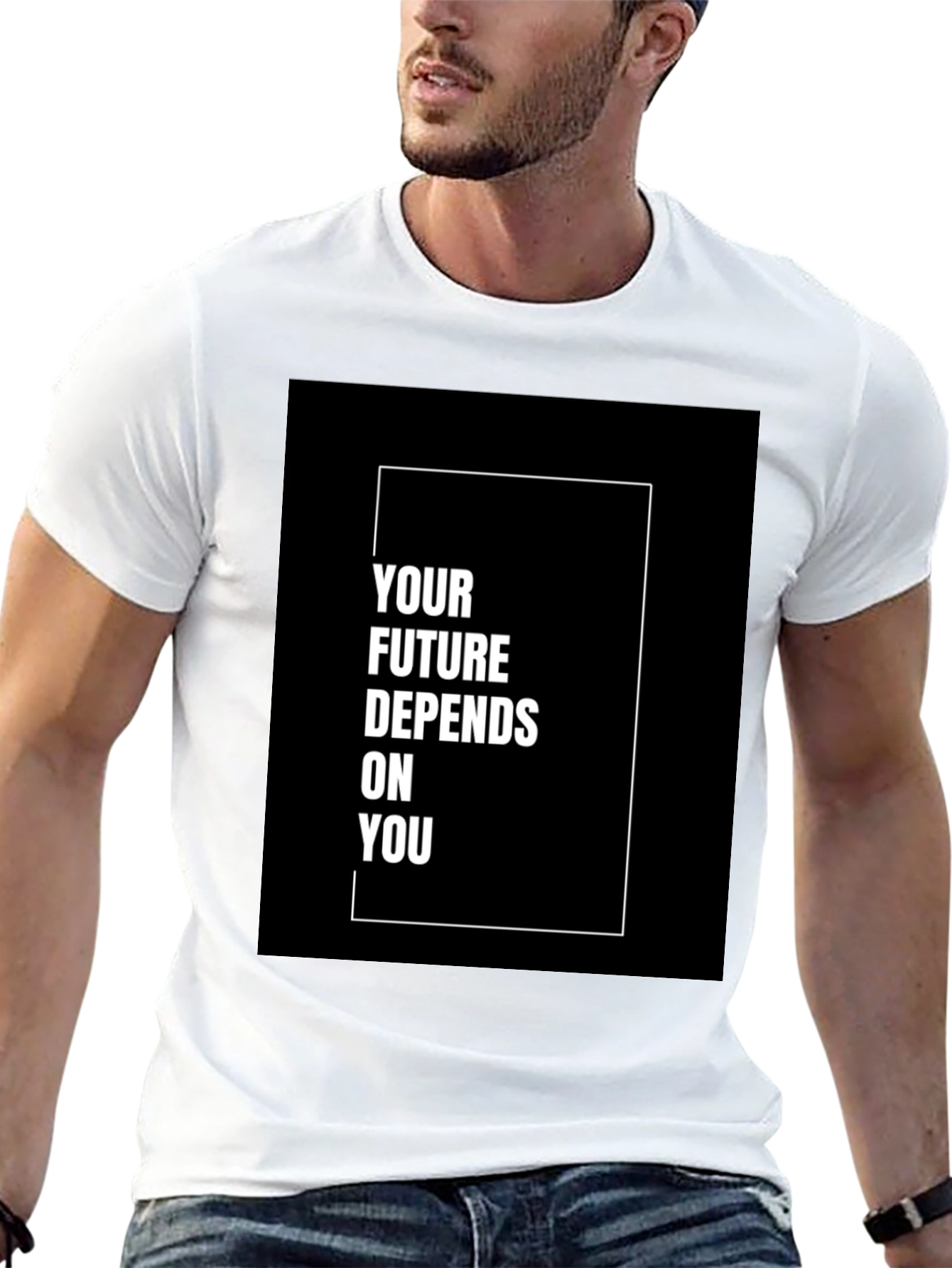 Motivational T-Shirt - Your Future Depends On You