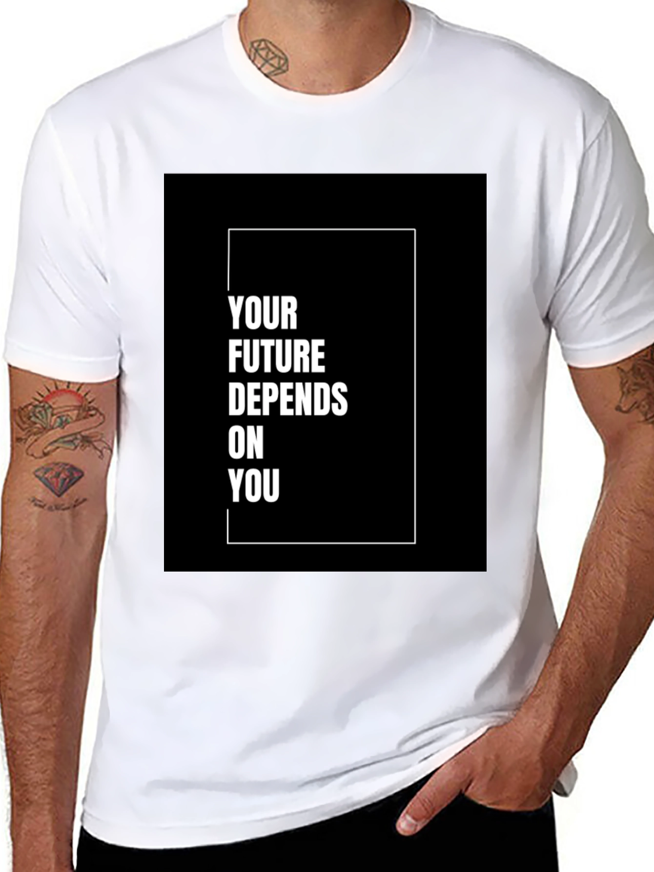 Motivational T-Shirt - Your Future Depends On You