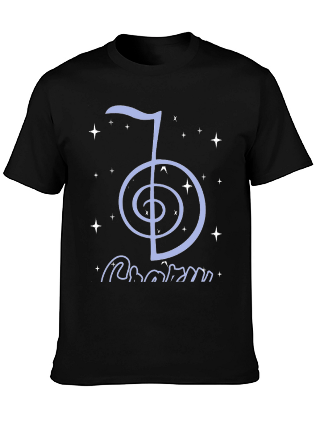 Reiki Symbol T-Shirt - Black Cotton Spiritual Tee