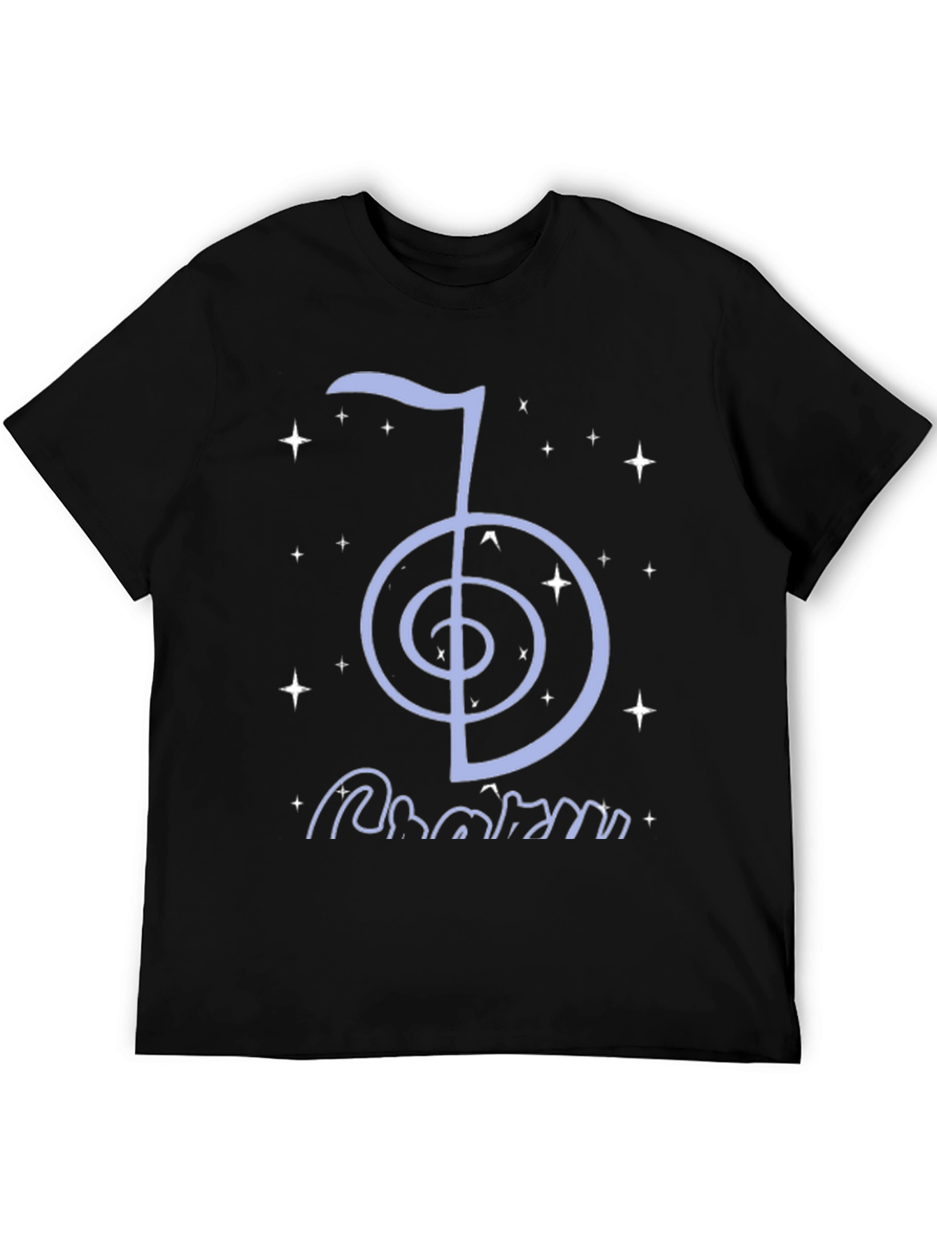 Reiki Symbol T-Shirt - Black Cotton Spiritual Tee
