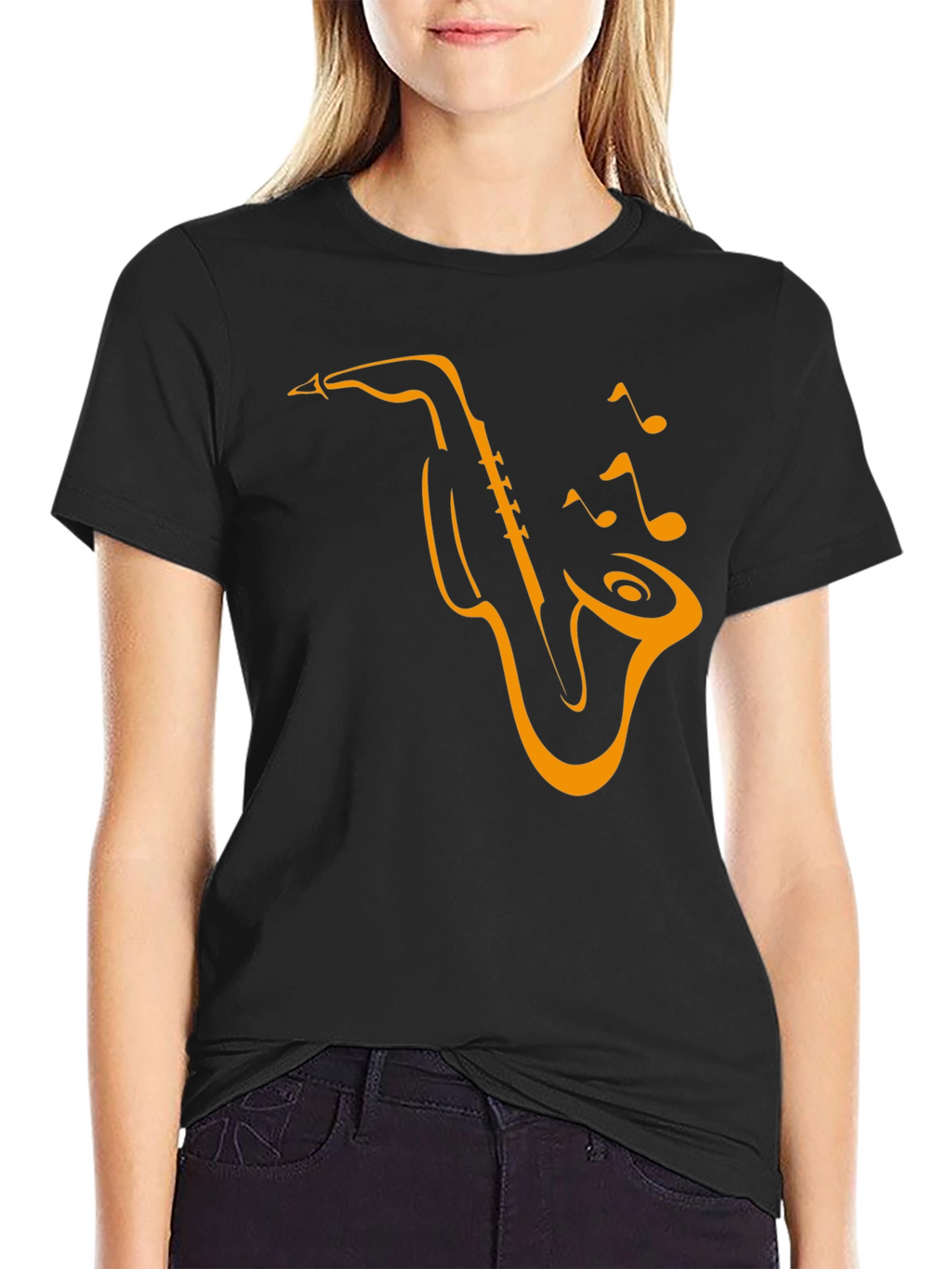 Saxophone Graphic Tee - Music Lovers T-Shirt