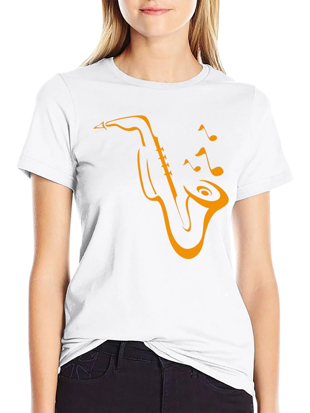 Saxophone Graphic Tee - Music Lovers T-Shirt