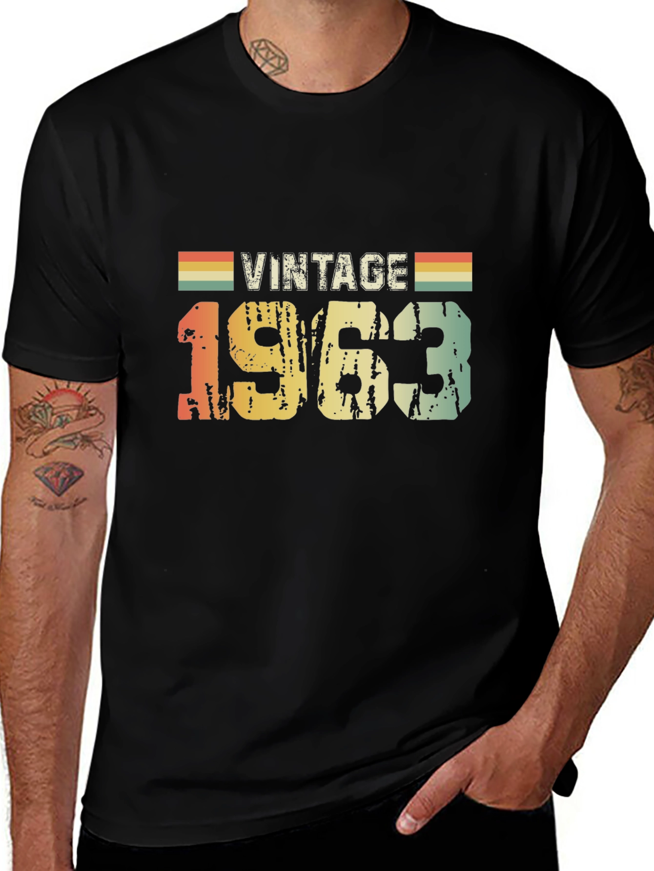 Vintage 1963 Graphic Tee - Retro Style