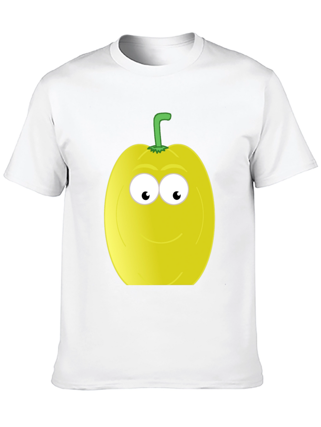 Funny Fruit Face T-Shirt - Black Cotton Tee