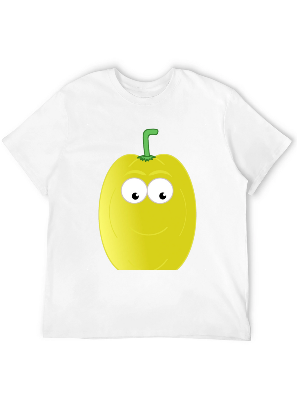 Funny Fruit Face T-Shirt - Black Cotton Tee
