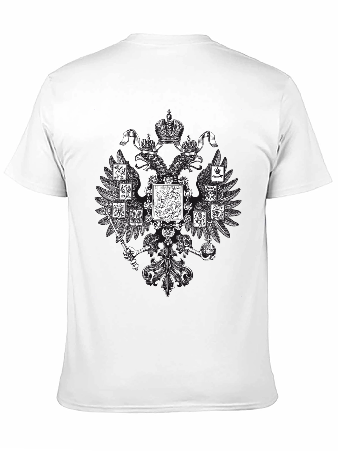 Imperial Eagle Graphic T-Shirt - Black