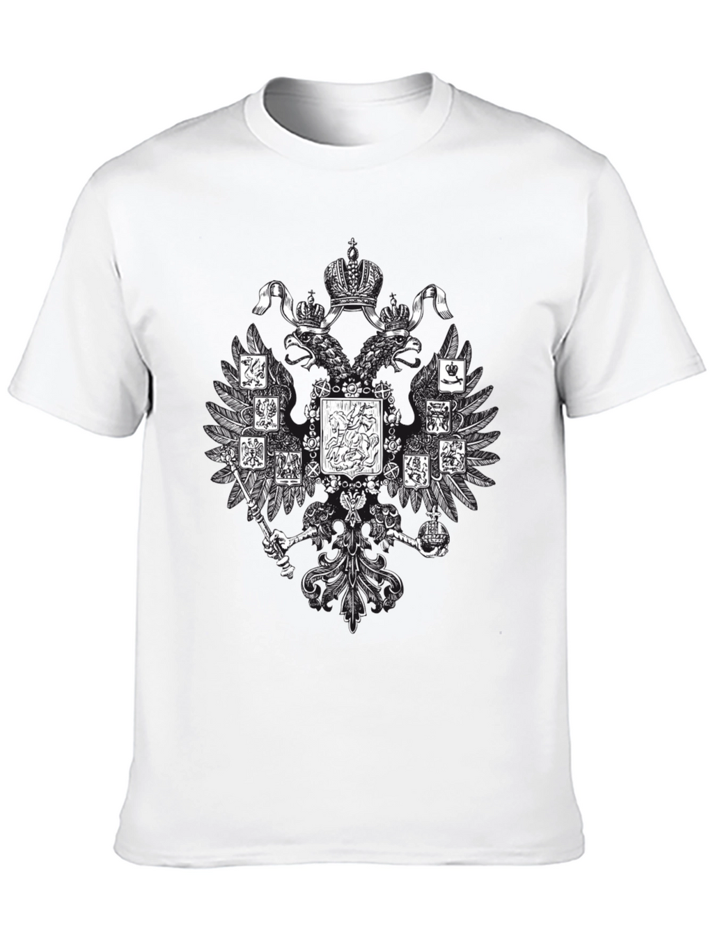 Imperial Eagle Graphic T-Shirt - Black