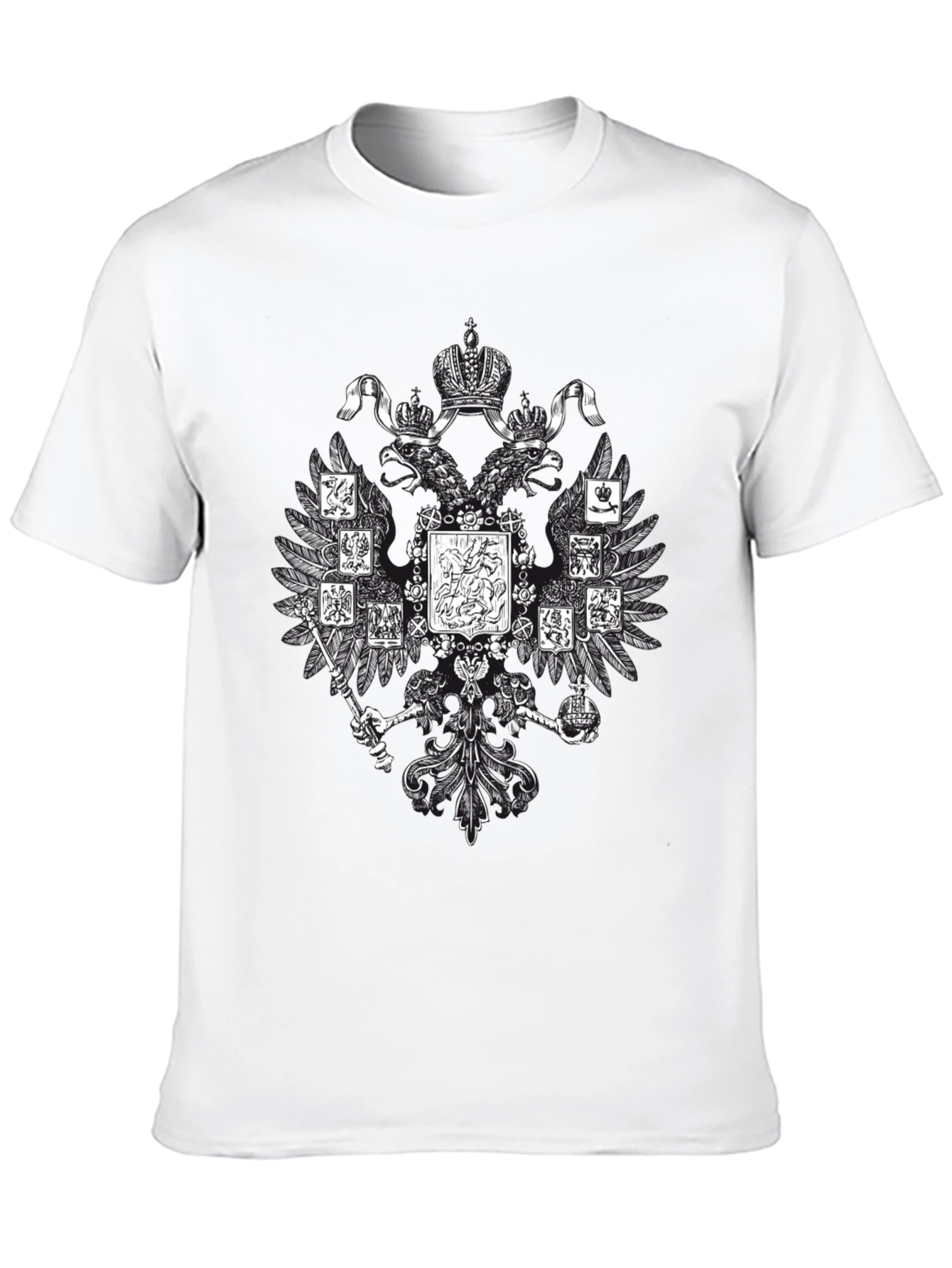 Imperial Eagle Graphic T-Shirt - Black