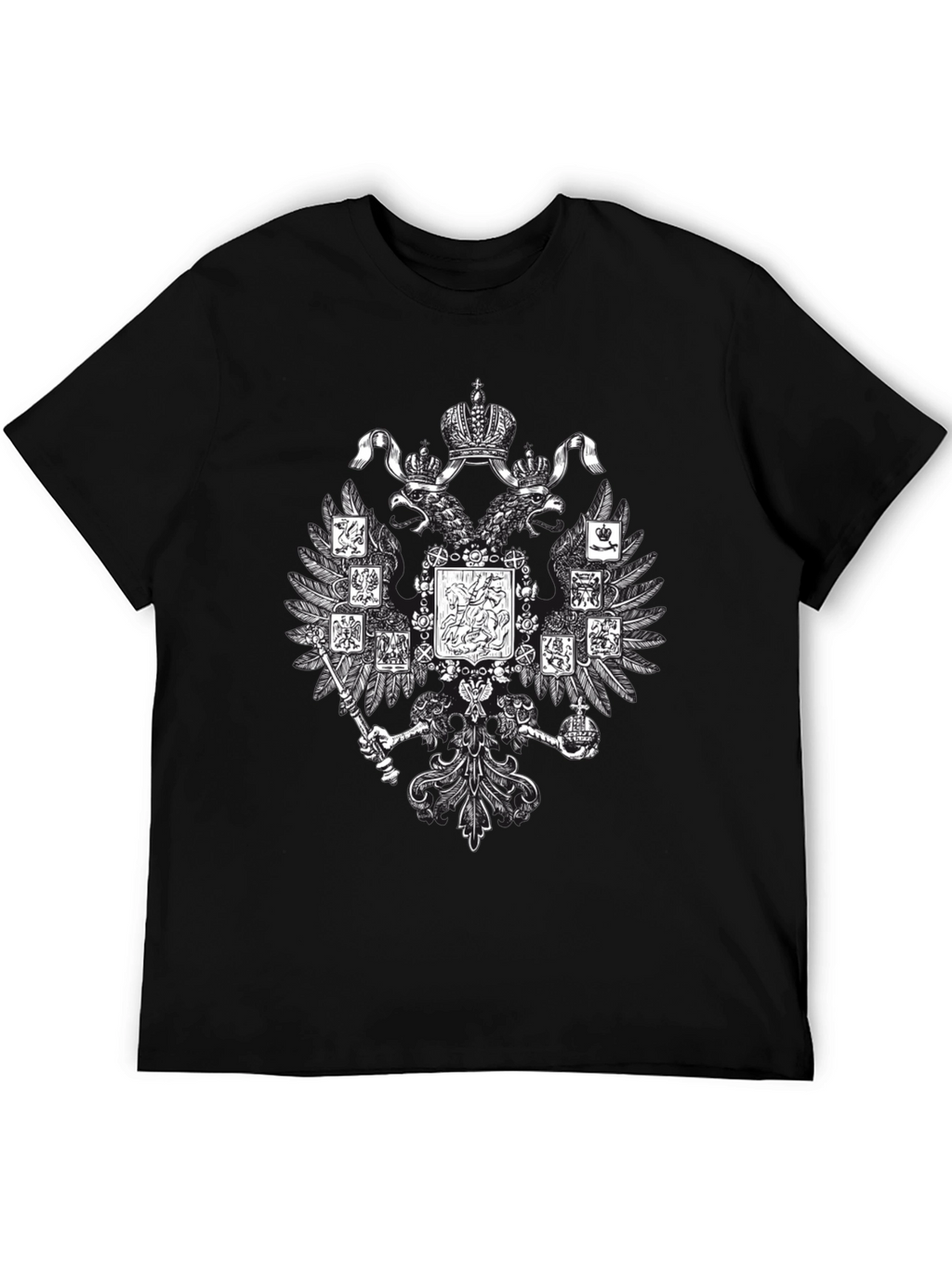 Imperial Eagle Graphic T-Shirt - Black