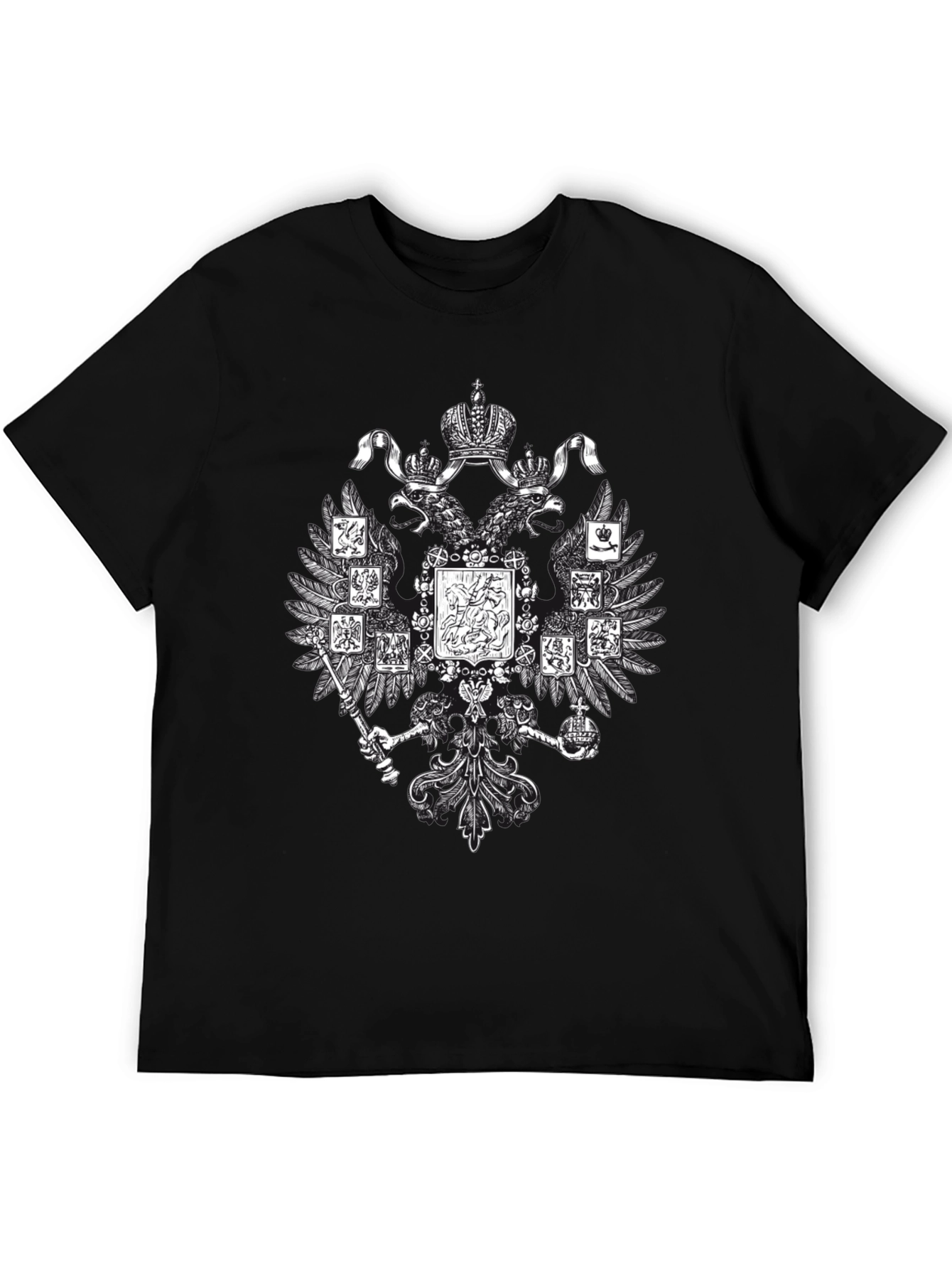 Imperial Eagle Graphic T-Shirt - Black