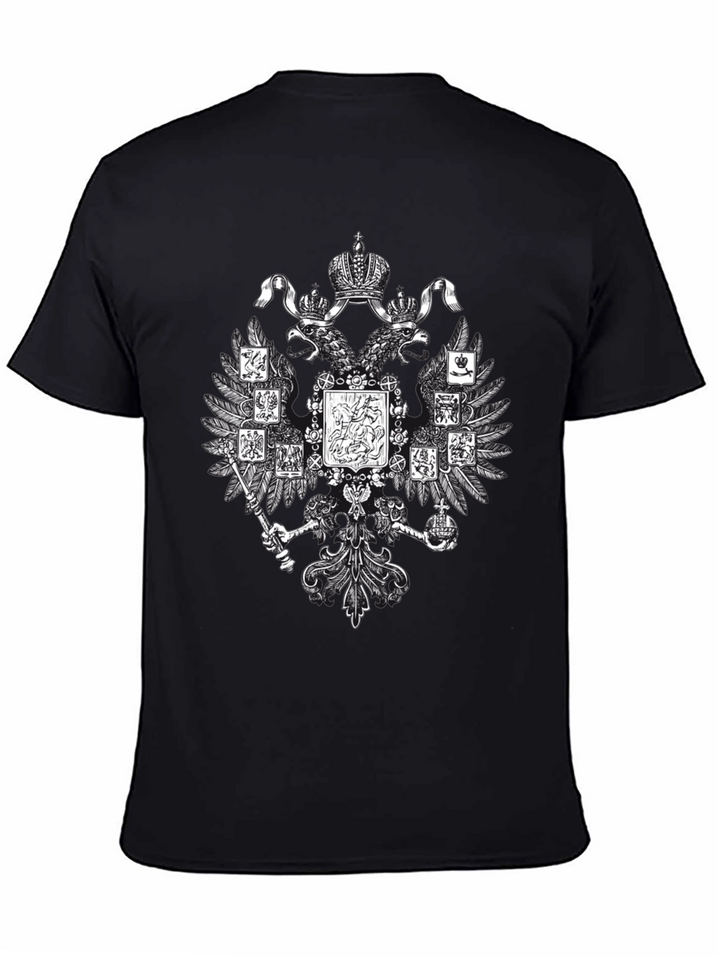 Imperial Eagle Graphic T-Shirt - Black