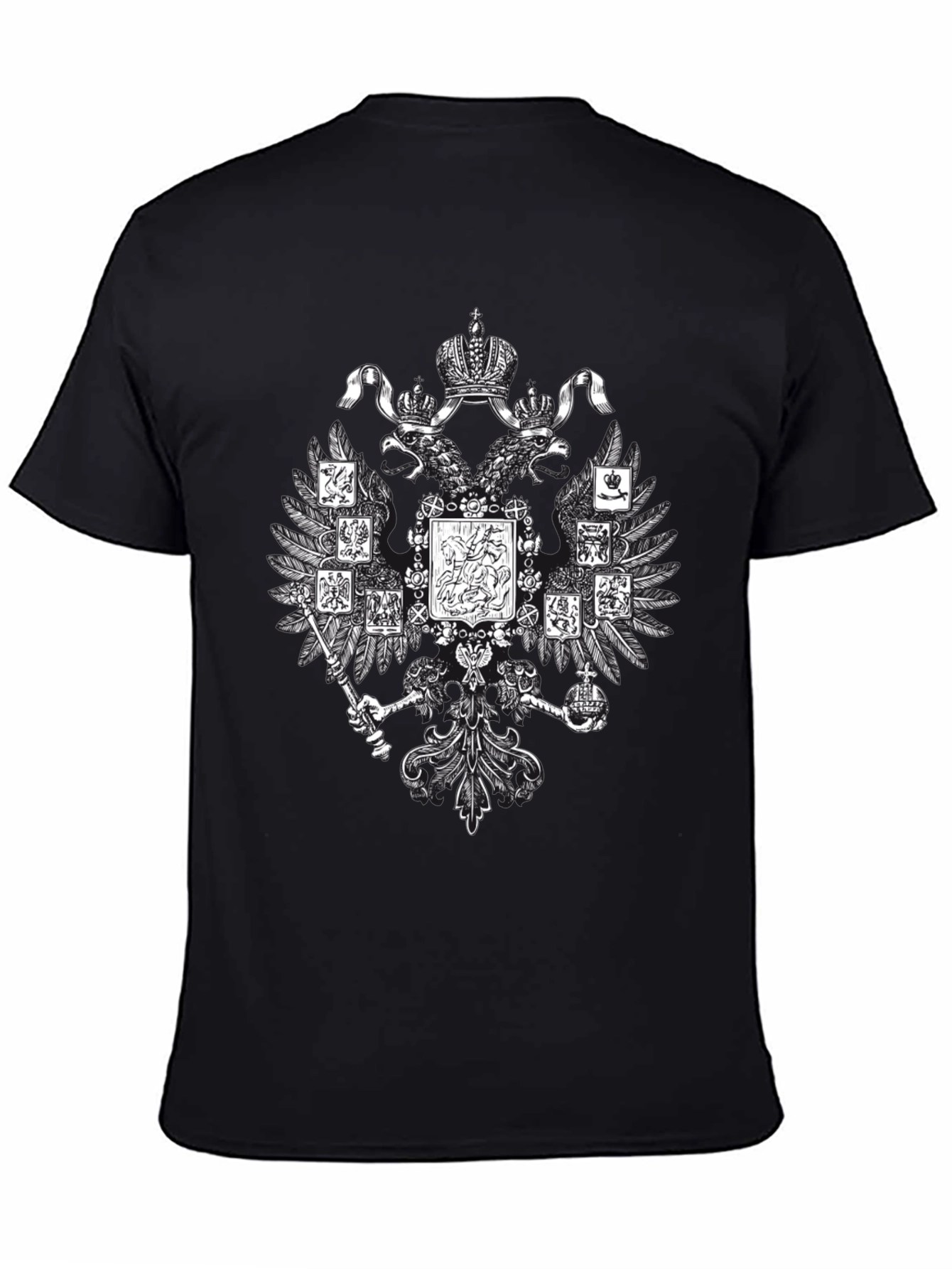 Imperial Eagle Graphic T-Shirt - Black