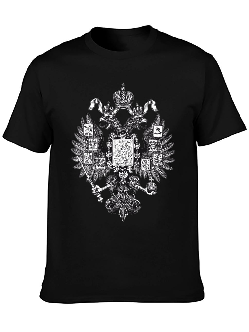 Imperial Eagle Graphic T-Shirt - Black