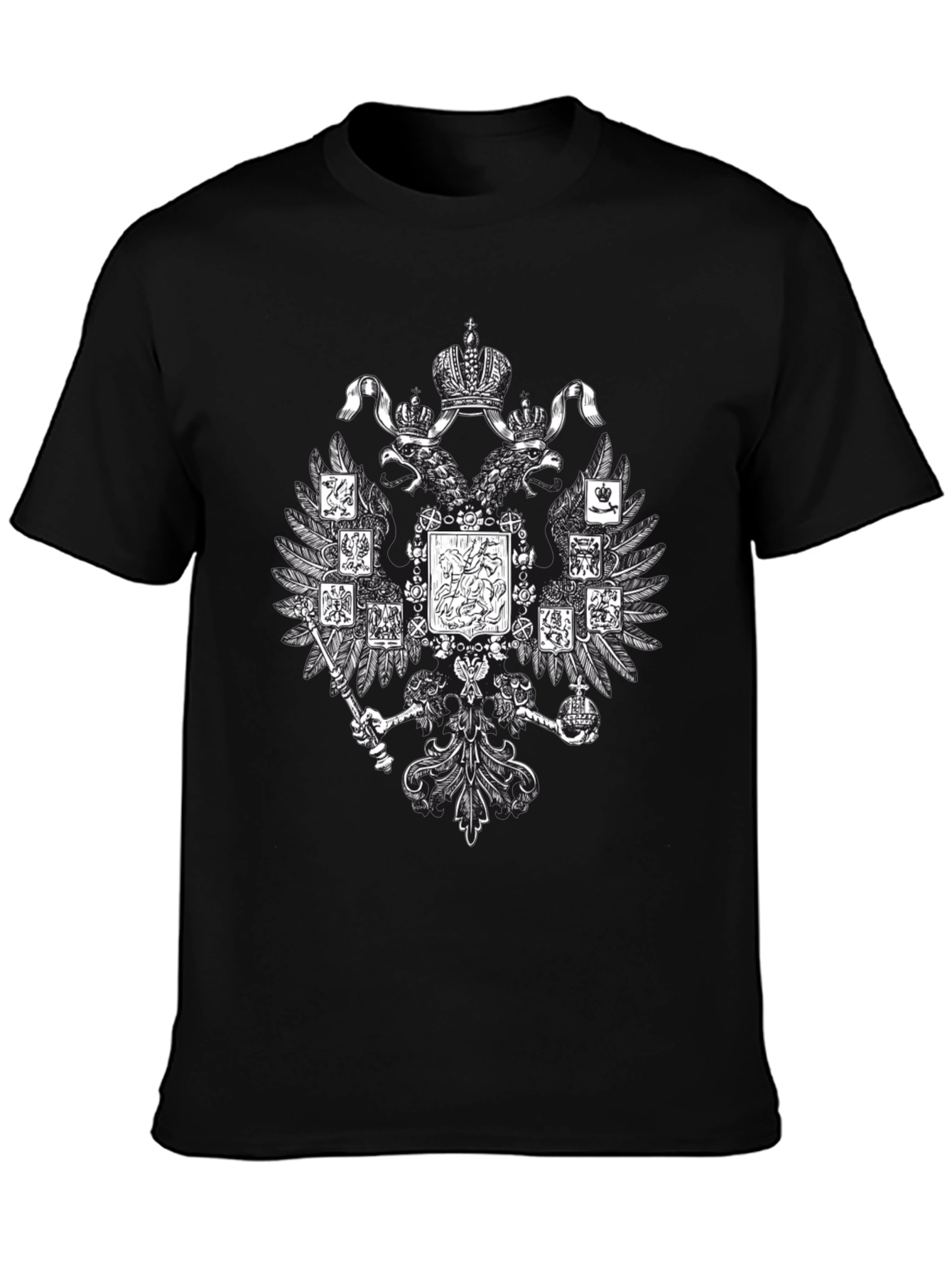 Imperial Eagle Graphic T-Shirt - Black
