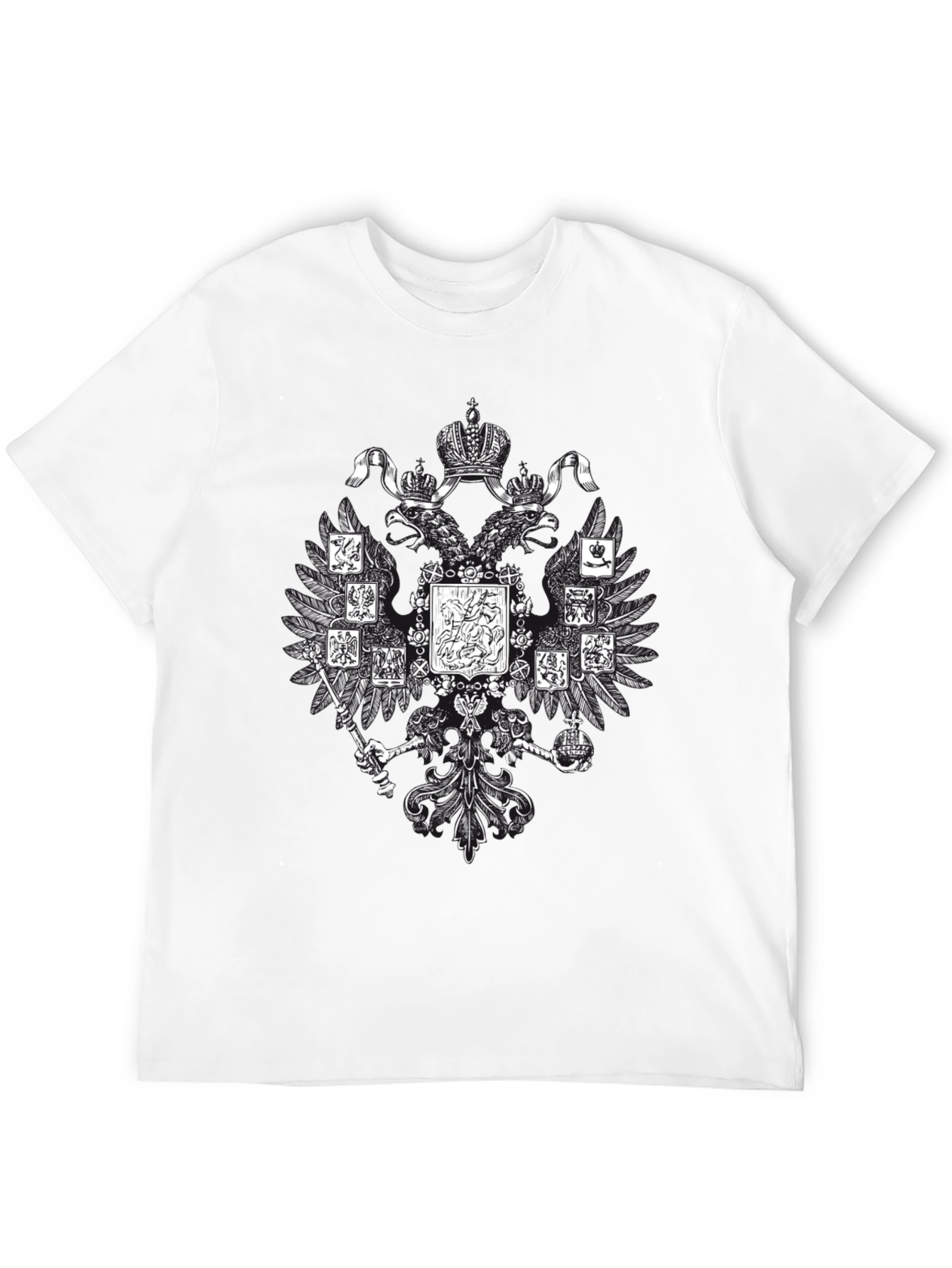 Imperial Eagle Graphic T-Shirt - Black