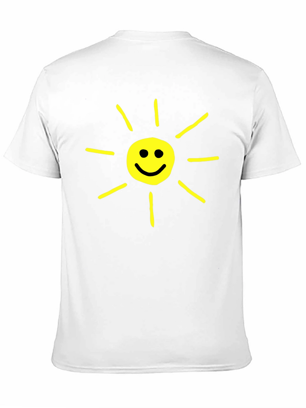 Happy Sunshine Graphic T-Shirt - Black Crew Neck