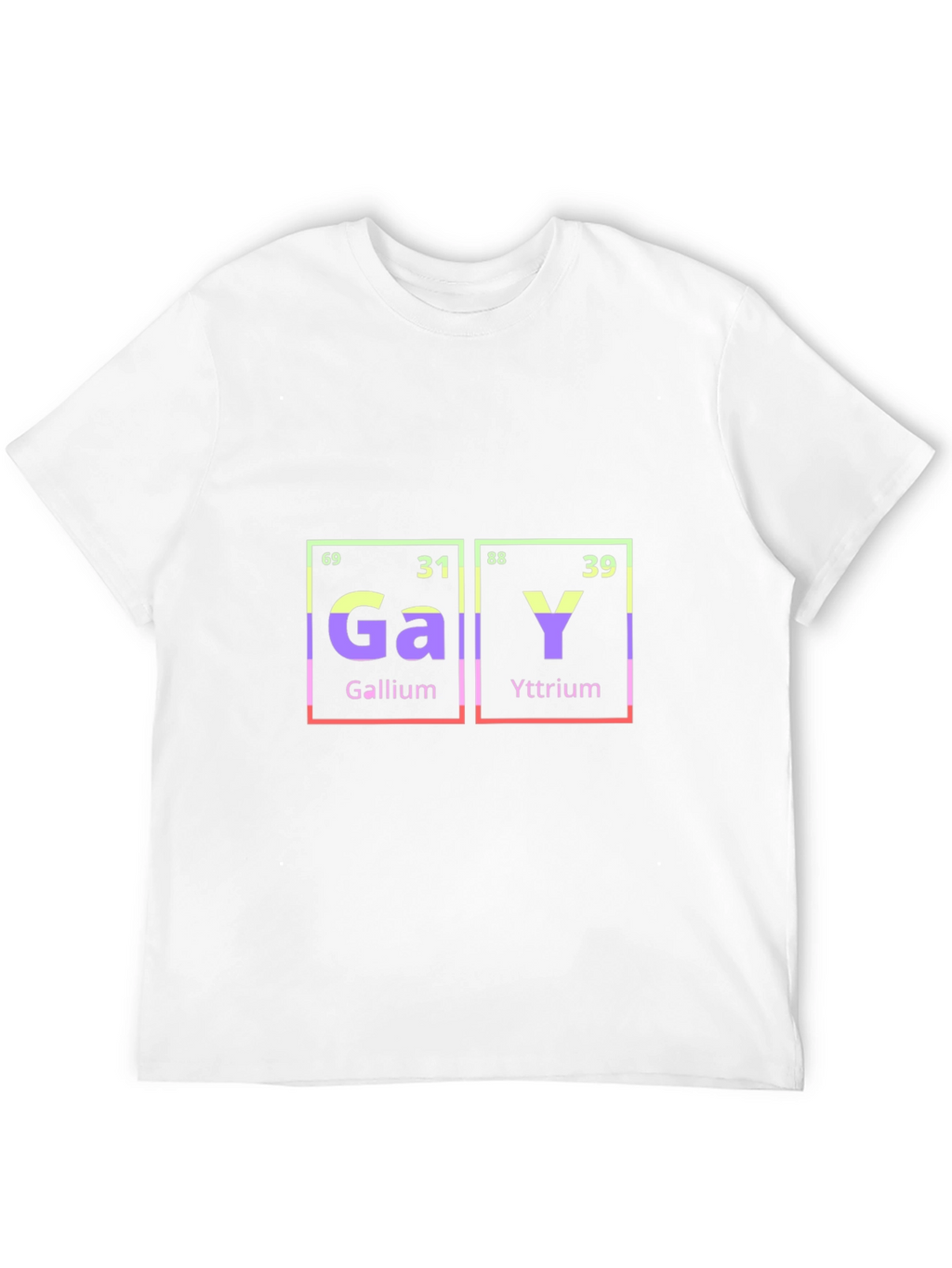 Periodic Table of Gay T-Shirt - Gallium Yttrium