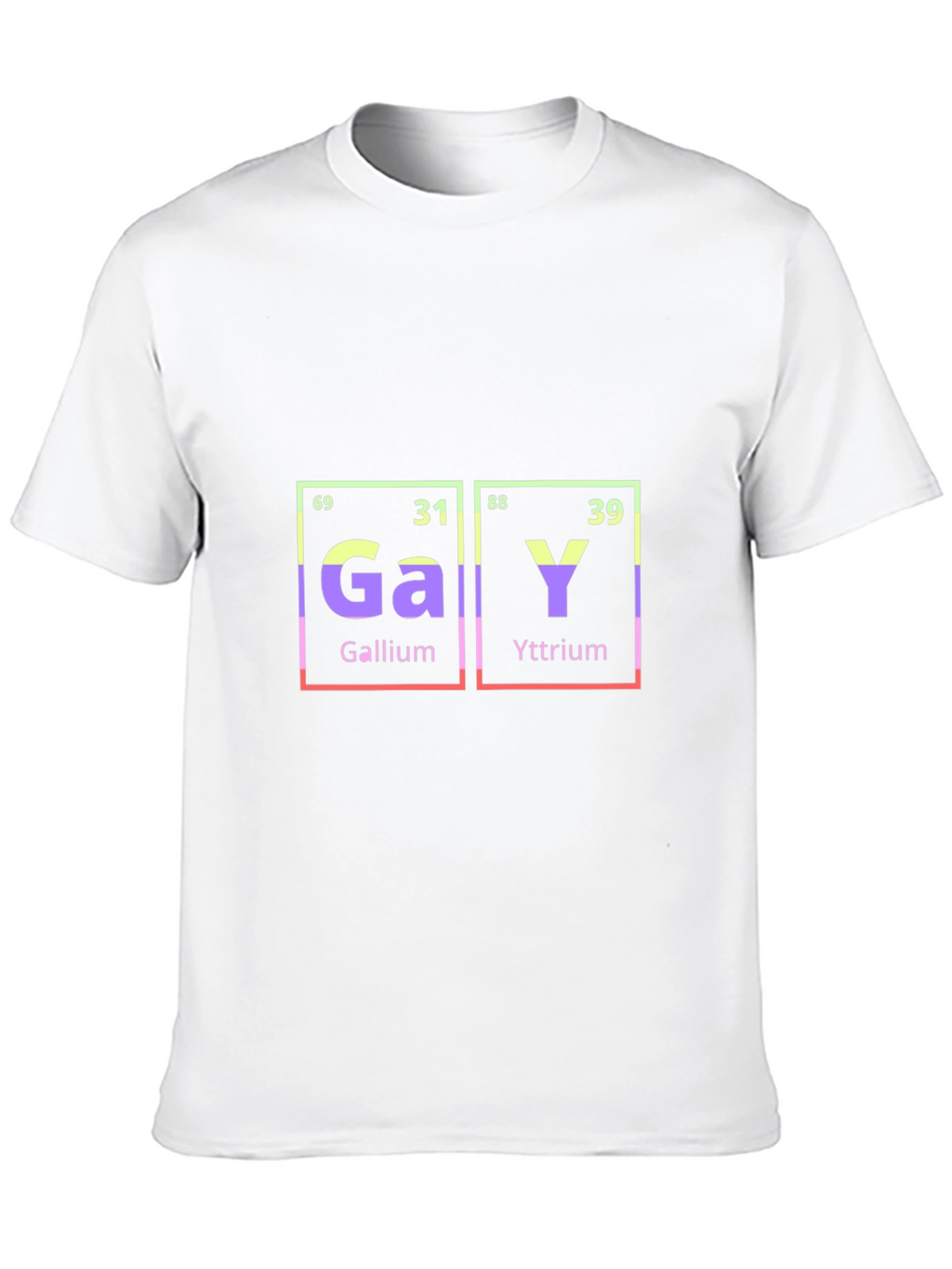 Periodic Table of Gay T-Shirt - Gallium Yttrium