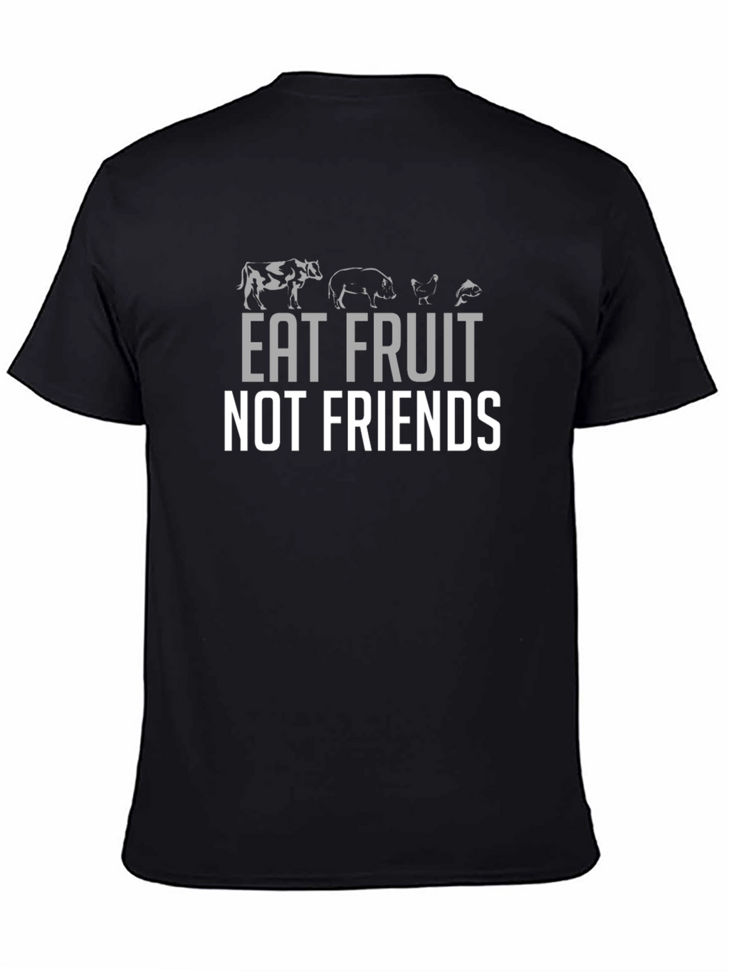 Eat Fruit Not Friends Vegan T-Shirt