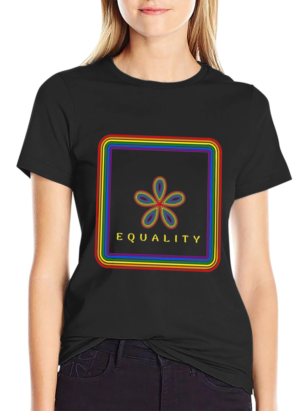 Equality Rainbow Graphic T-Shirt