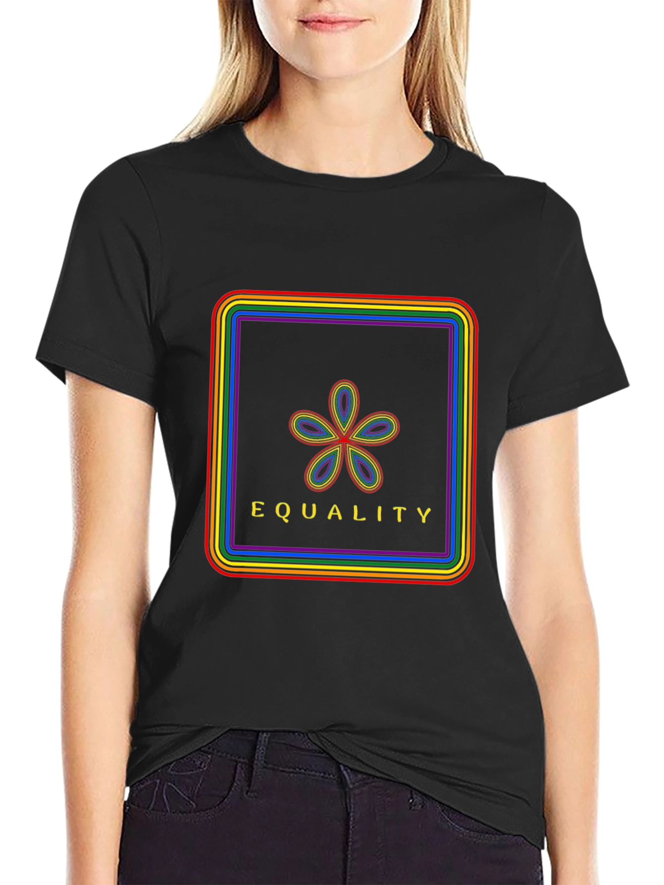 Equality Rainbow Graphic T-Shirt