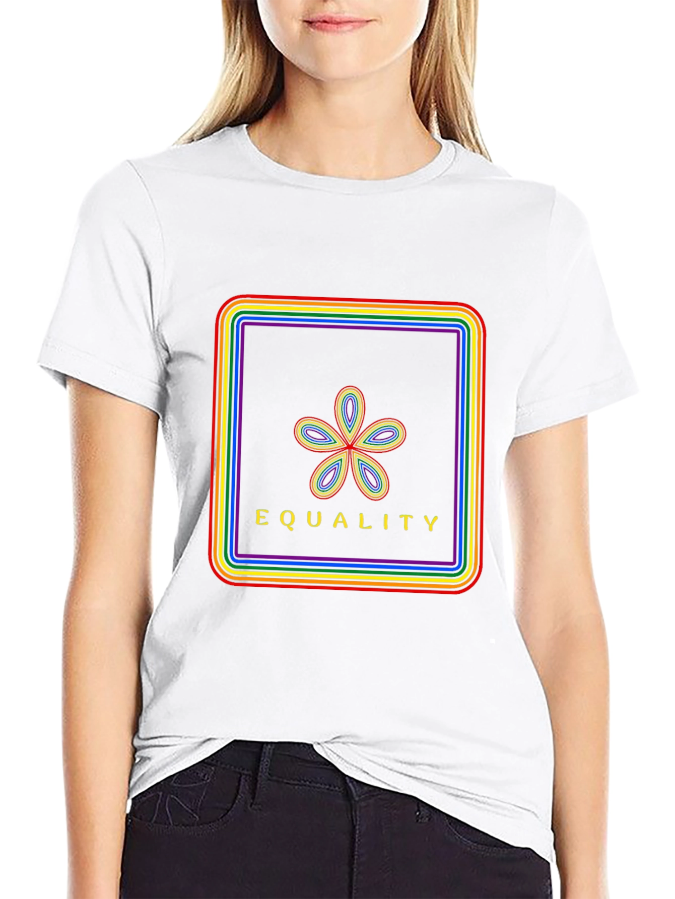 Equality Rainbow Graphic T-Shirt
