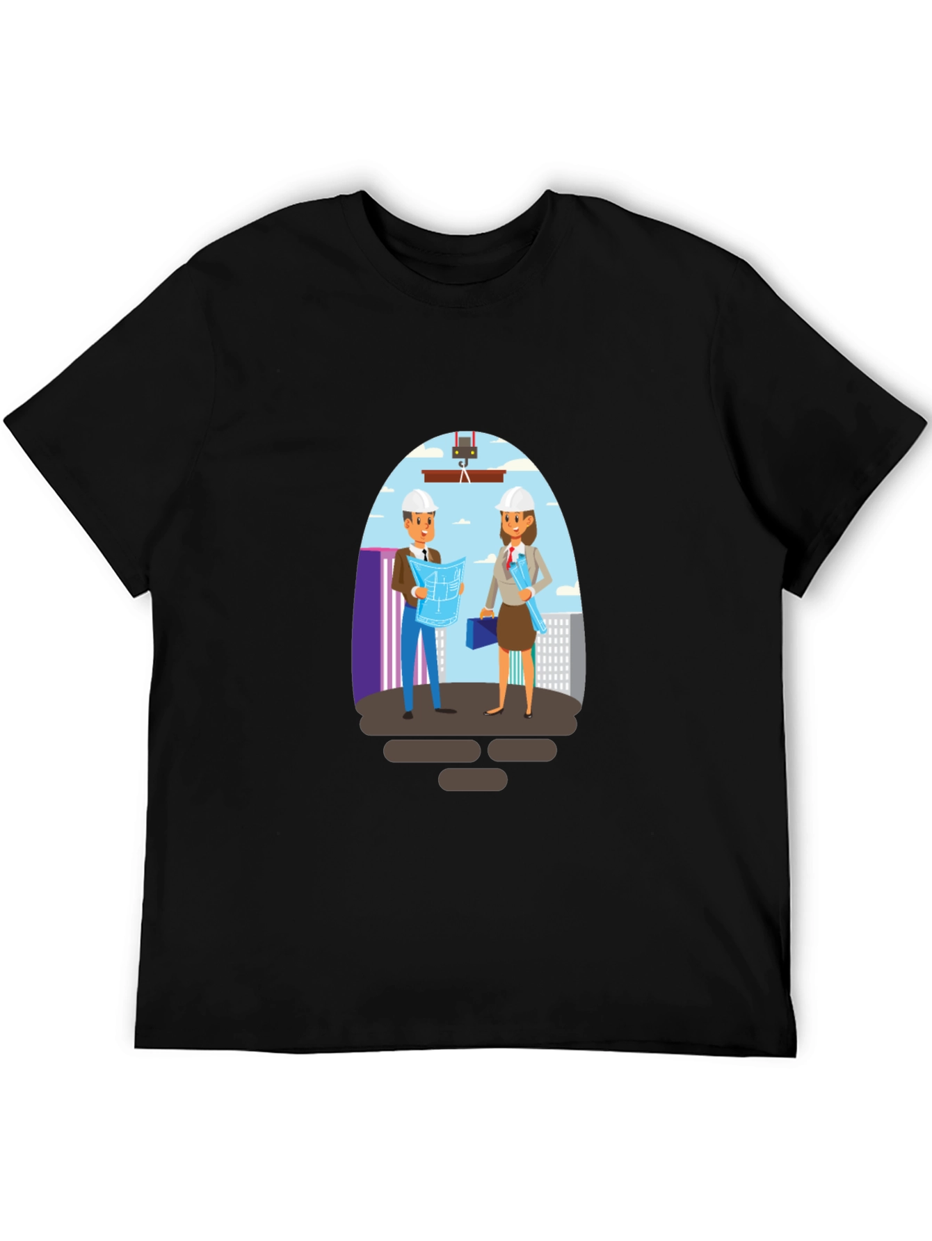 Construction Crew Graphic Tee - Architect Shirt