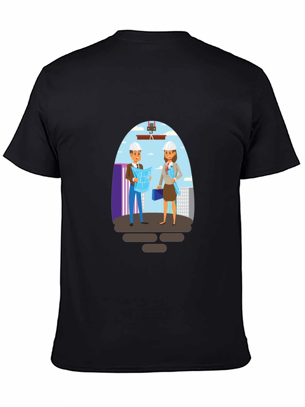 Construction Crew Graphic Tee - Architect Shirt