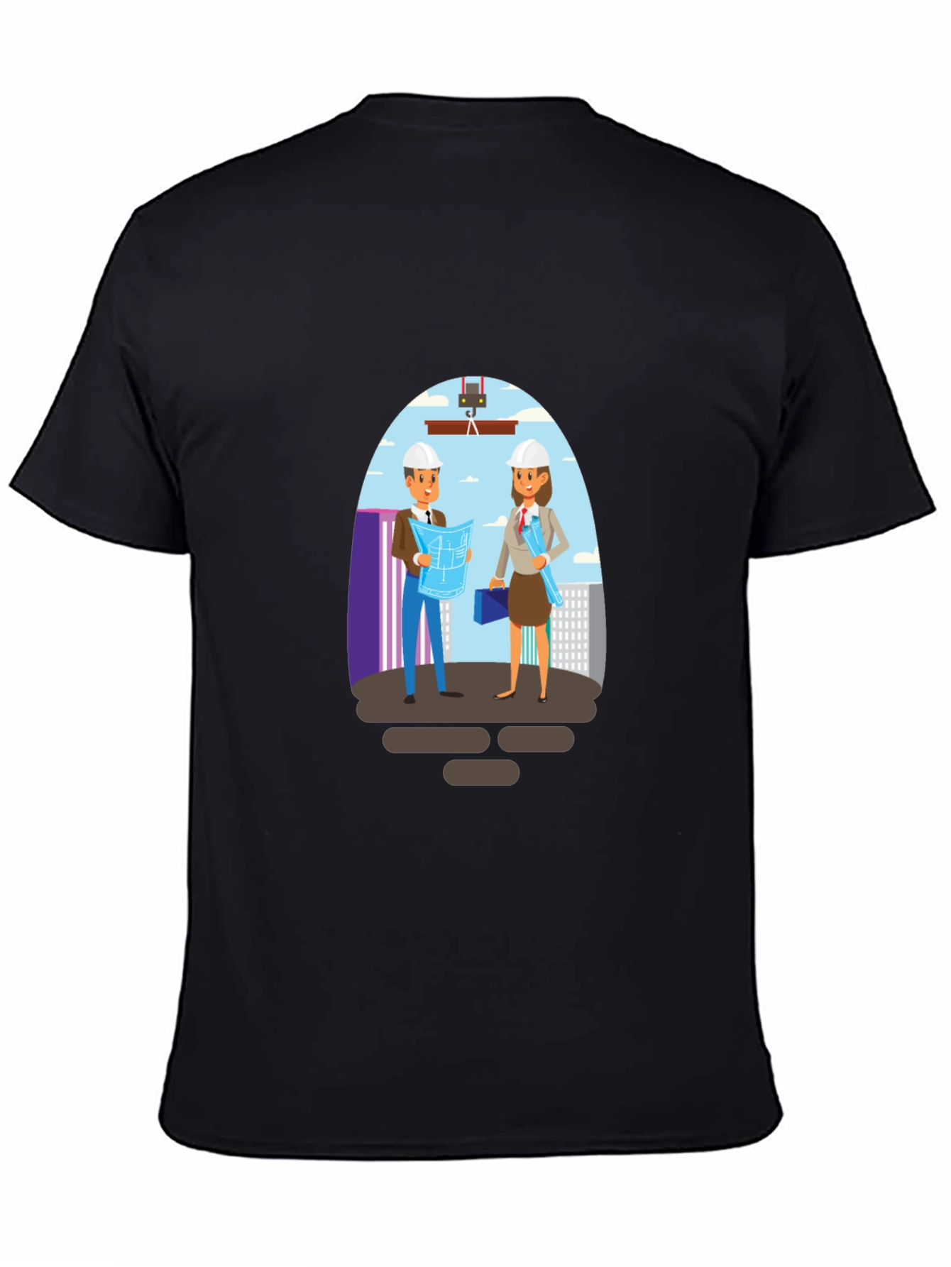 Construction Crew Graphic Tee - Architect Shirt