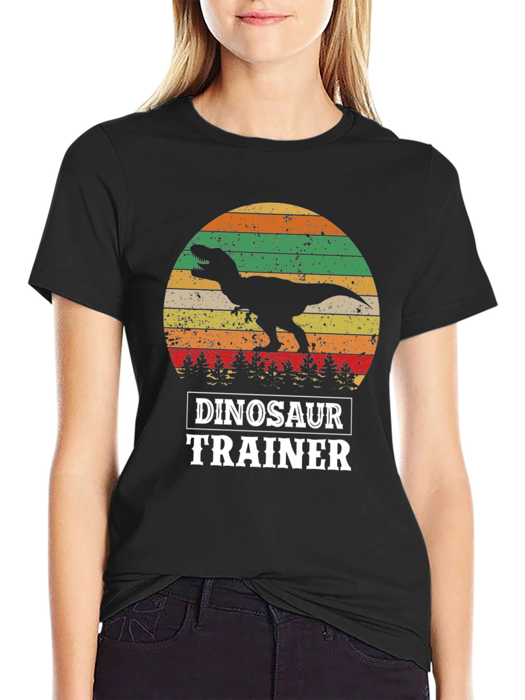 Dinosaur Trainer T-Shirt - Retro T-Rex Design