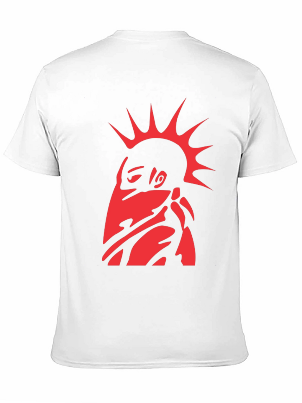 Edgy Red Punk Graphic T-Shirt