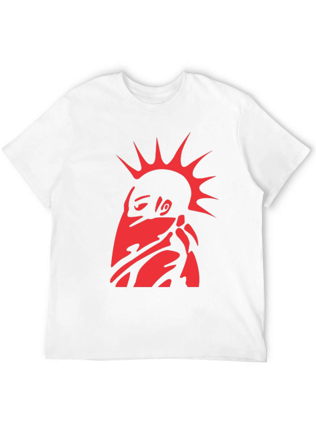 Edgy Red Punk Graphic T-Shirt