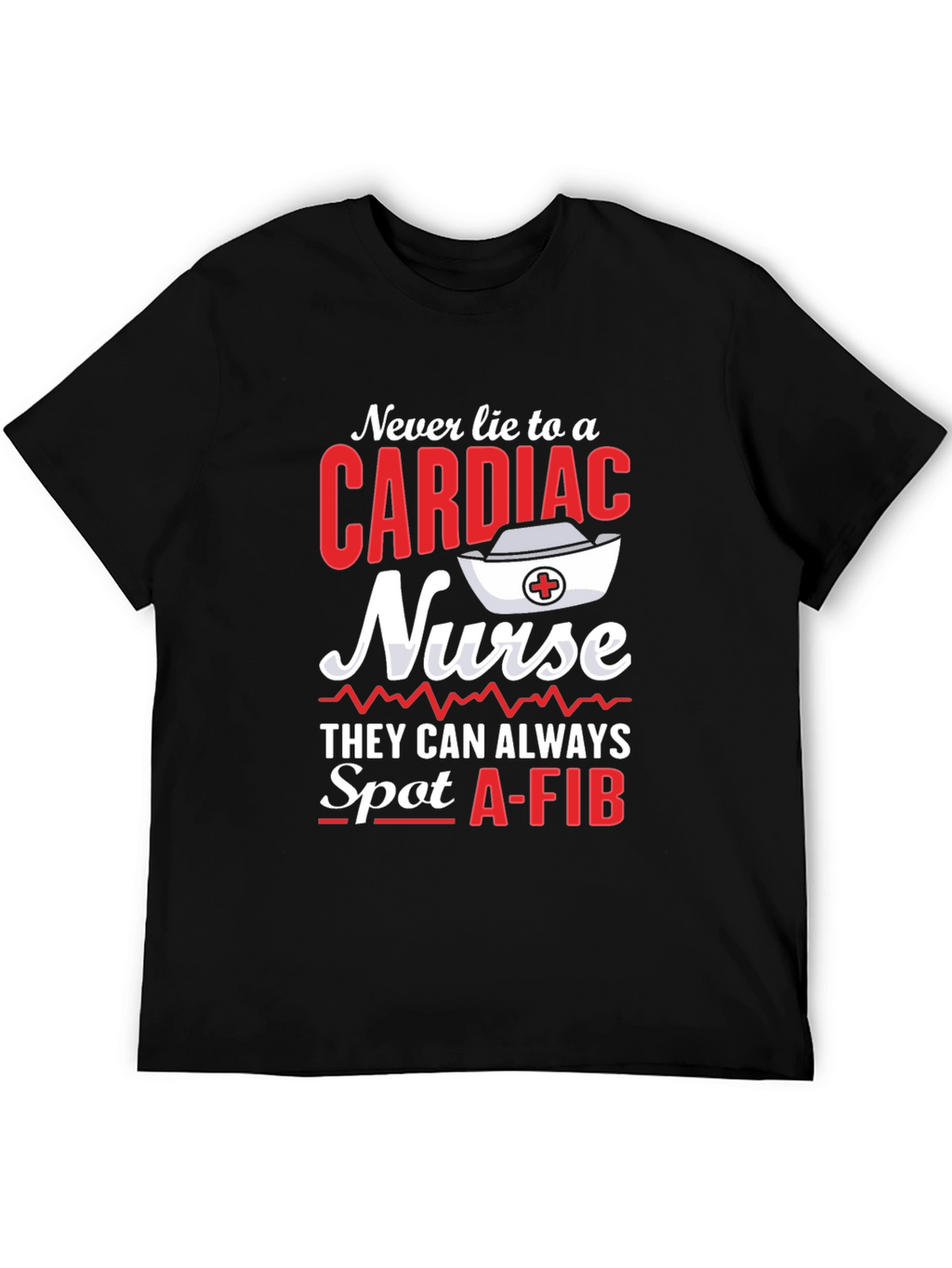 Cardiac Nurse T-Shirt - Spot A-Fib