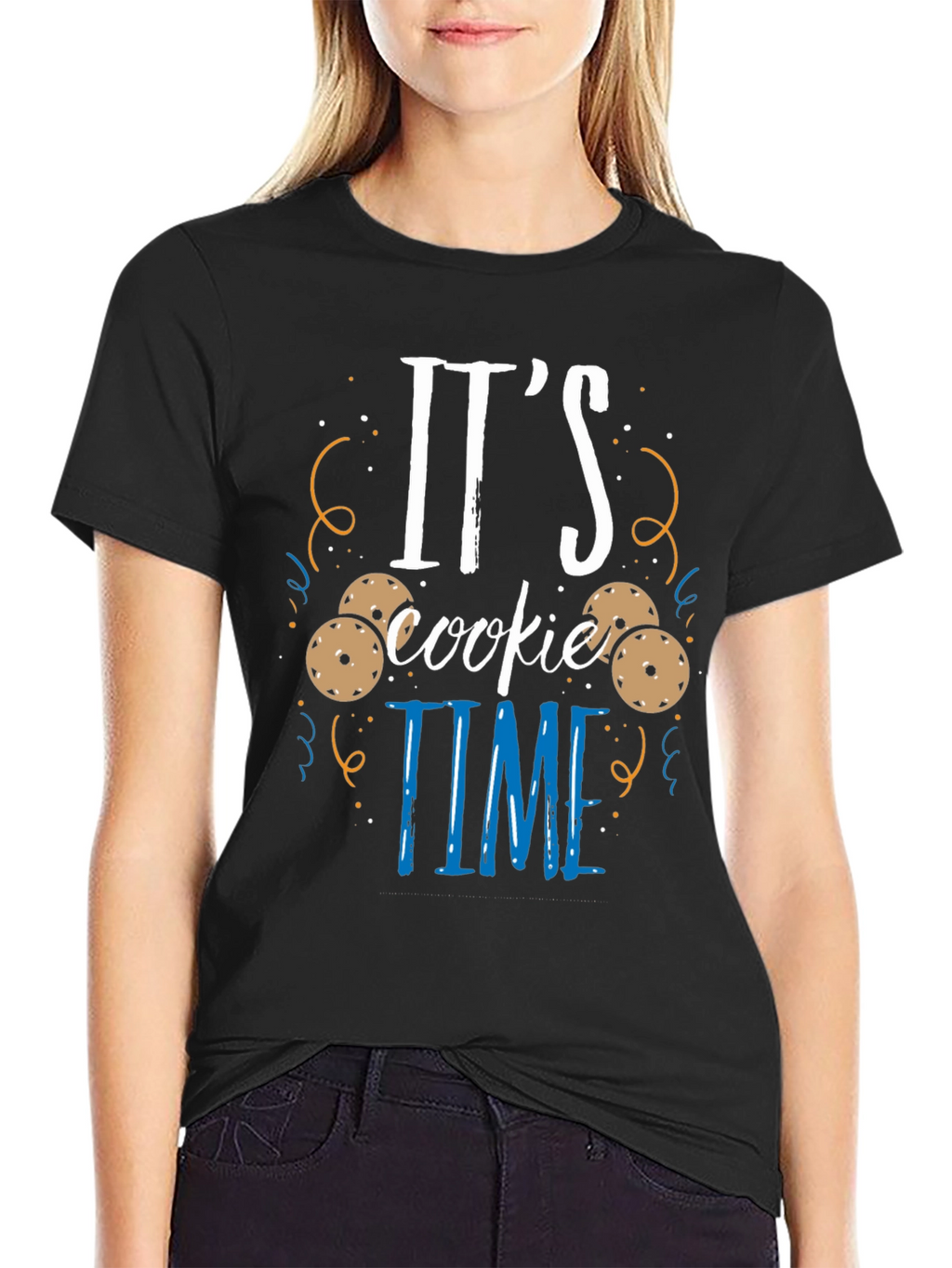Its Cookie Time Graphic T-Shirt