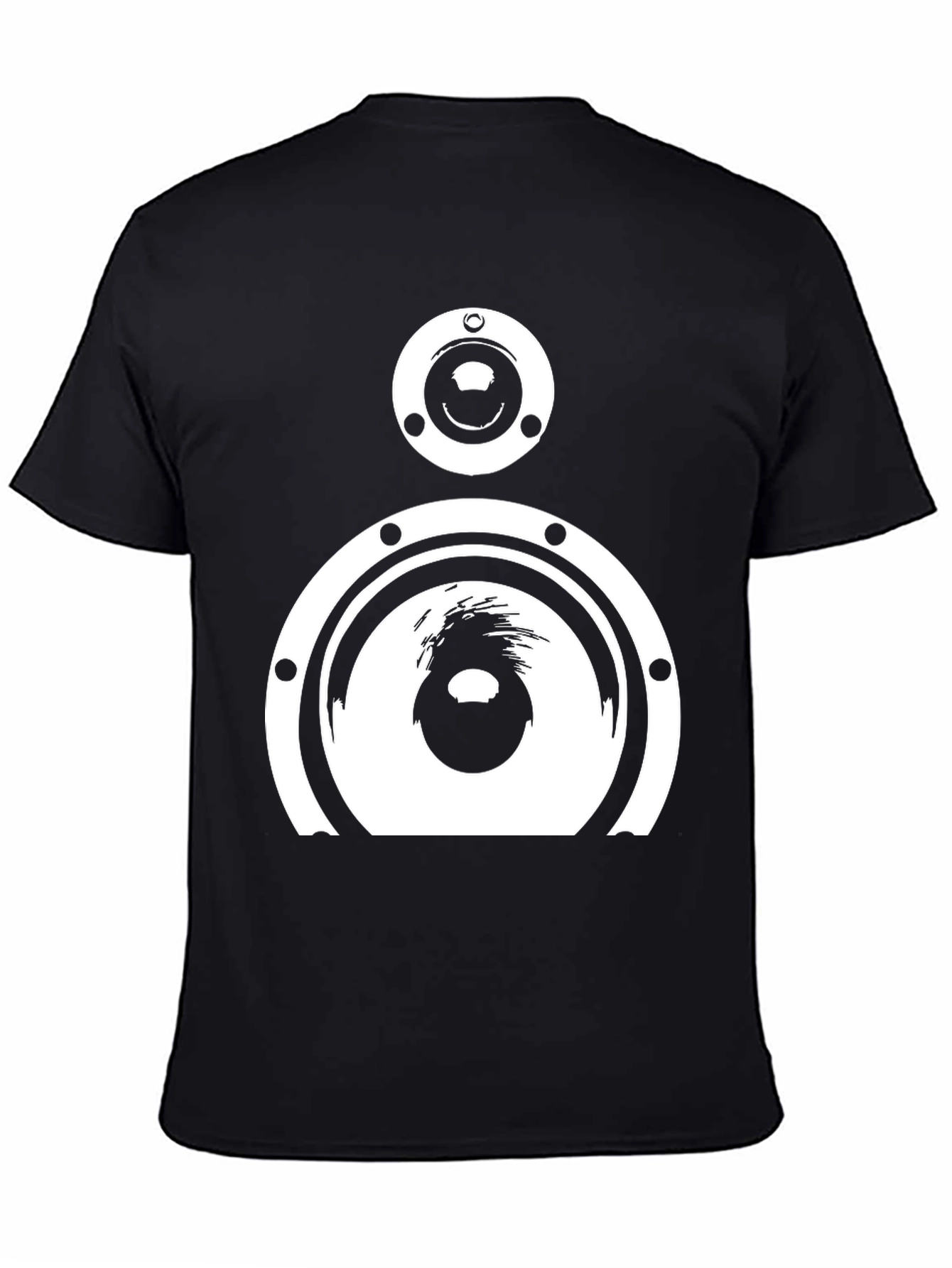 Speaker Graphic Black T-Shirt