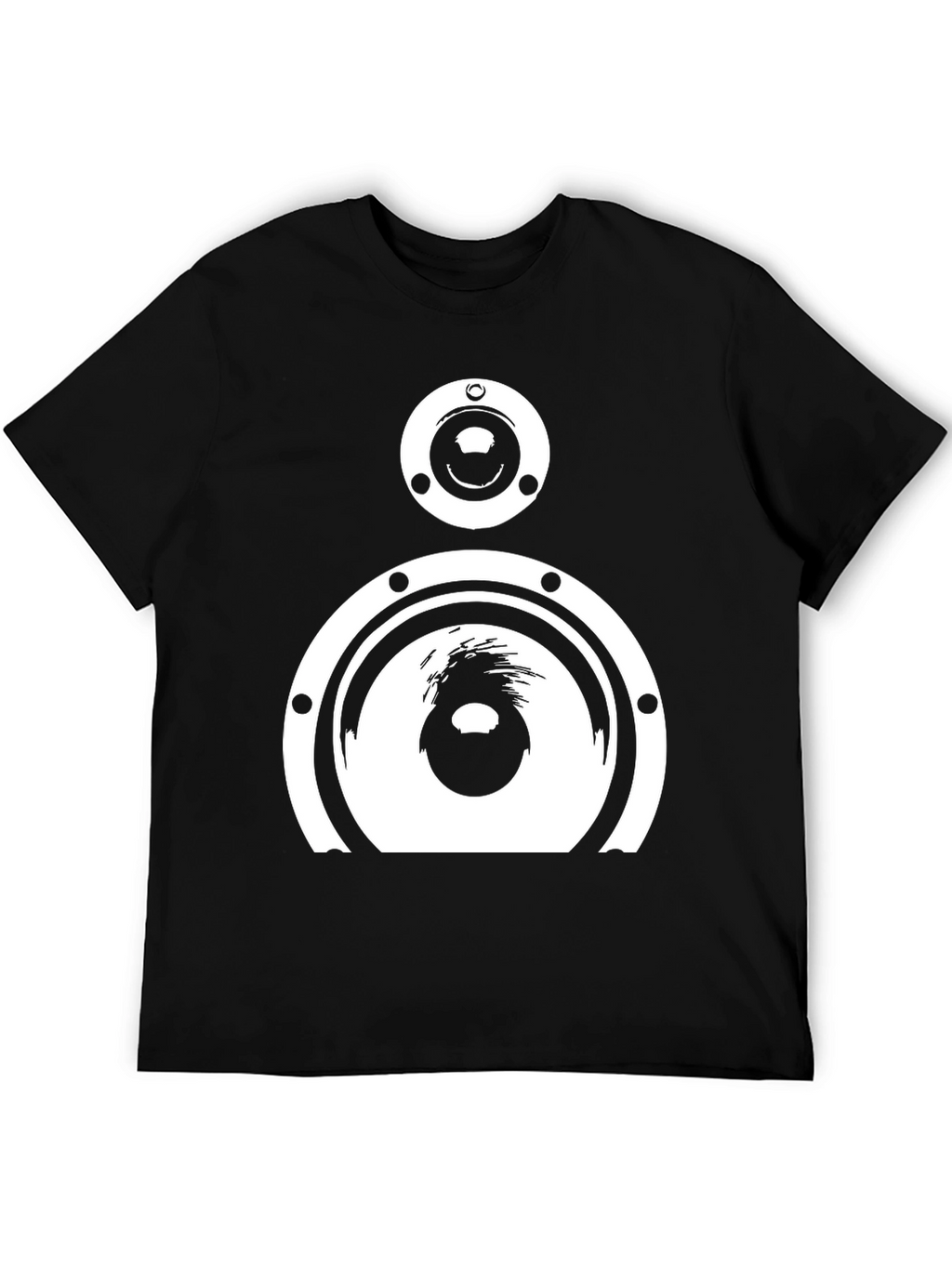 Speaker Graphic Black T-Shirt