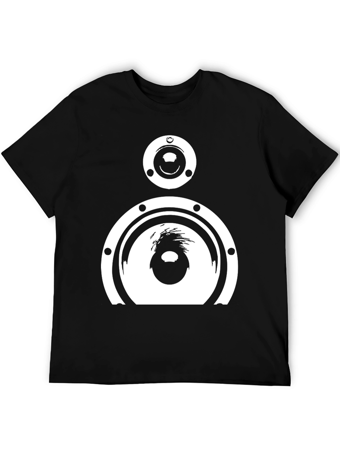 Speaker Graphic Black T-Shirt